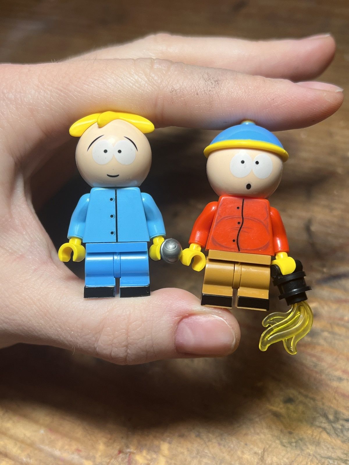 Anime South Park butters cartman minifigure keychain keyring Size ONE SIZE - 5 Thumbnail