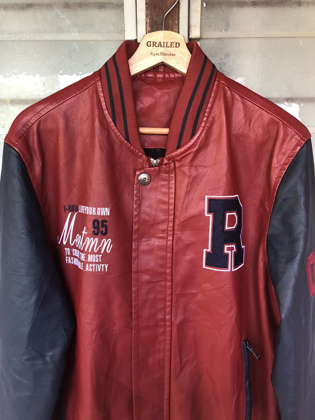 Japanese Brand 92th Ganata Fashionable Activty Varsity Jacket Size US M / EU 48-50 / 2 - 2 Thumbnail
