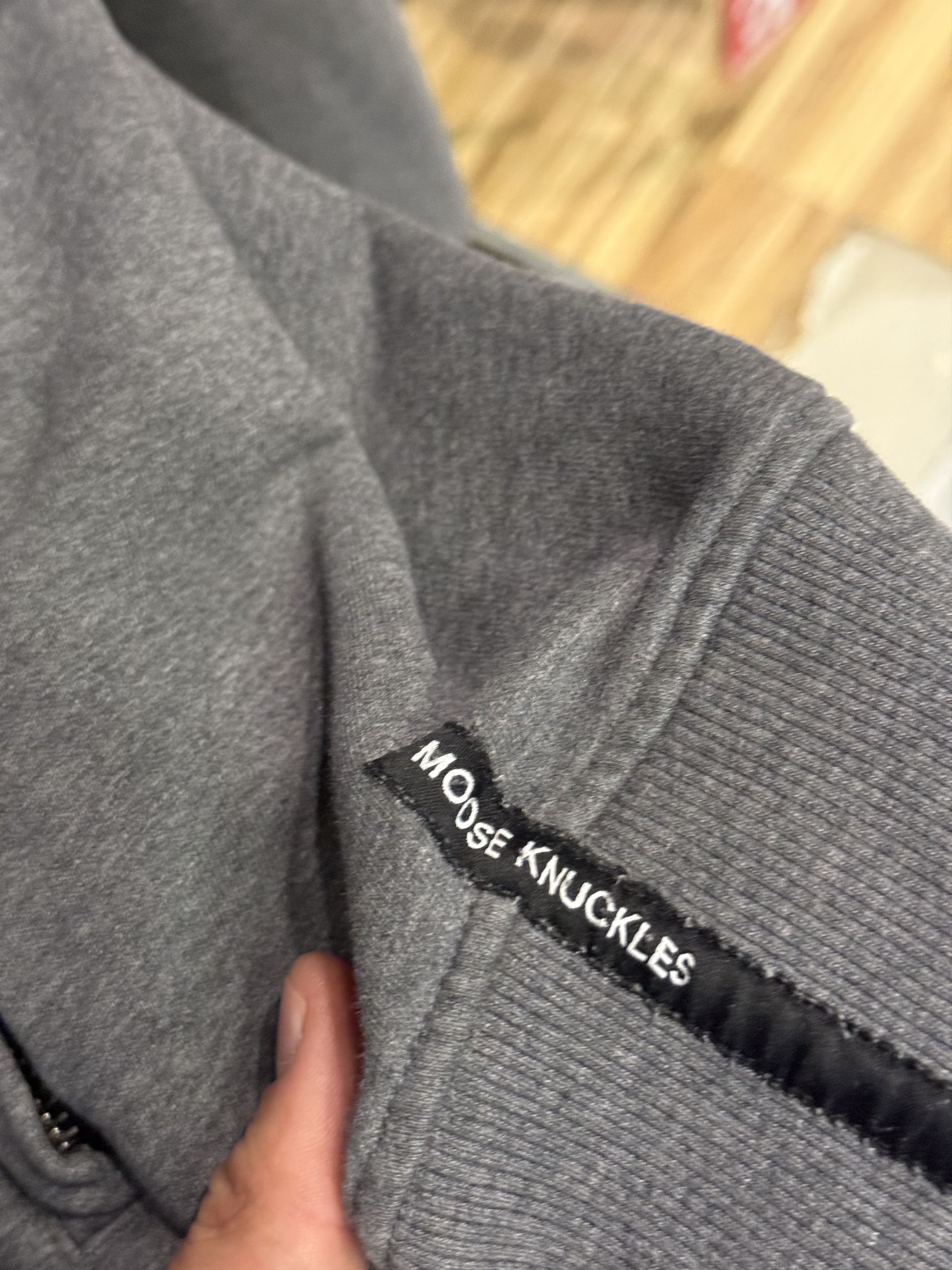 Moose Knuckles Moose Knuckles gray emblem logo zip hoodie Size US XXL / EU 58 / 5 - 4 Thumbnail