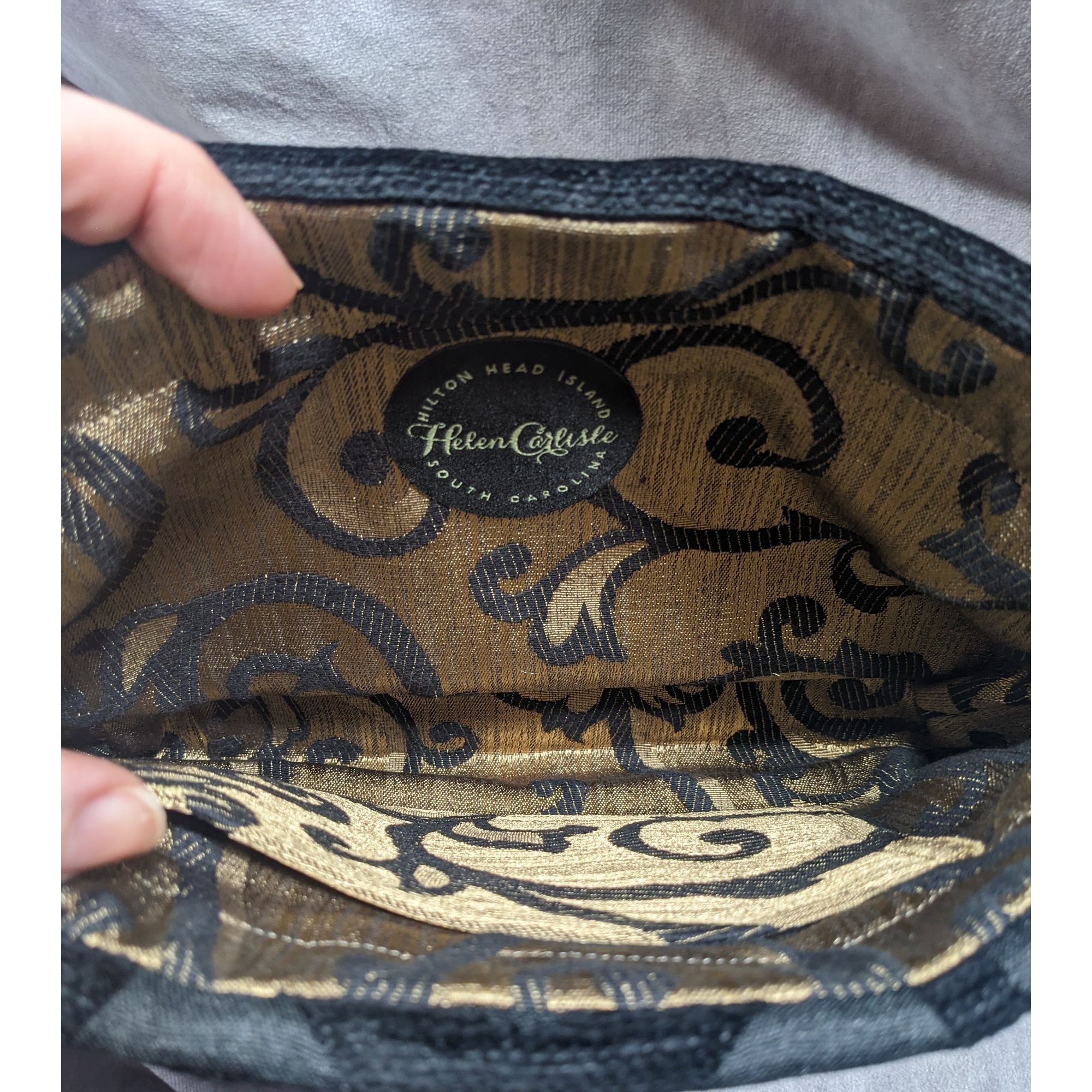 Other Helen Carlisle Gothic Upcycled Brocade Gothic Shoulder Bag Size ONE SIZE - 7 Thumbnail