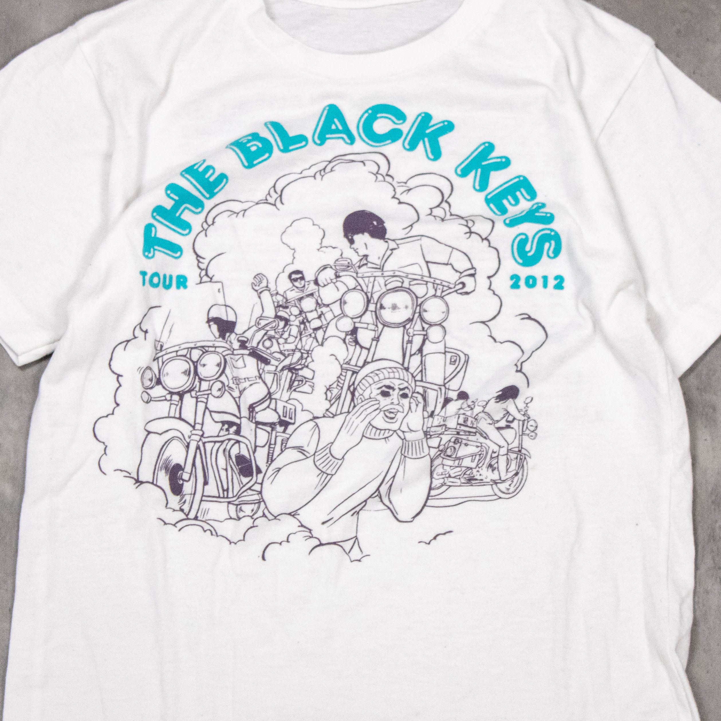 Band Tees × Japanese Brand × Vintage Y2K 2012 The Black Keys El Camino Tour White T-Shirt Size US S / EU 44-46 / 1 - 4 Thumbnail