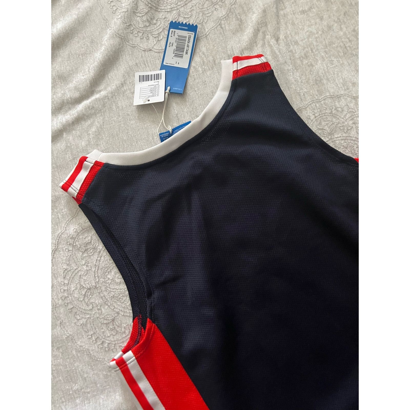Adidas Adidas Women's Osaka AR Tank Top Legend Ink/Orange Red/White Size S / US 4 / IT 40 - 4 Thumbnail