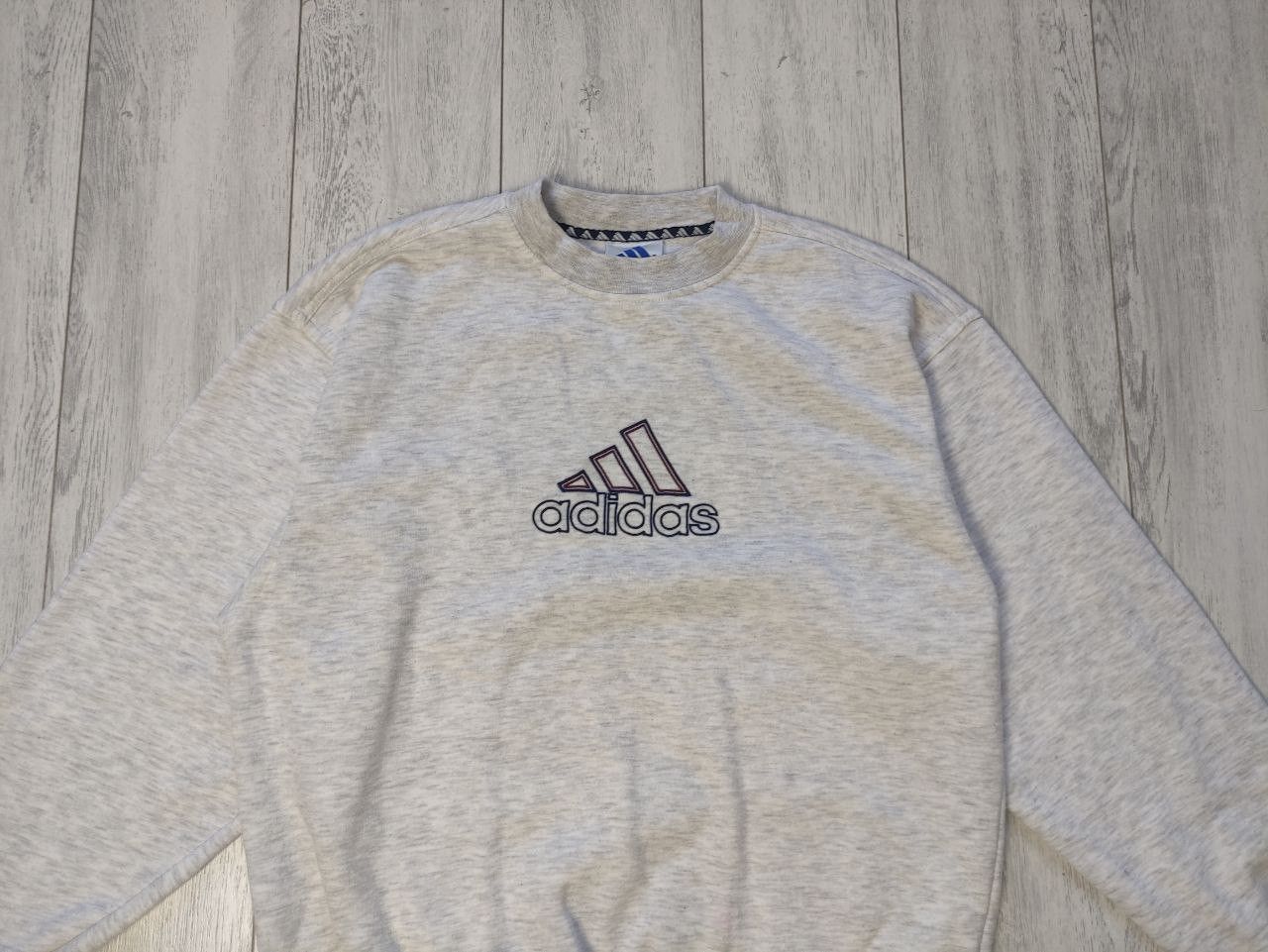 Adidas Vintage 90s Adidas Embroidered Big Logo Sweatshirt Size S Size US S / EU 44-46 / 1 - 2 Thumbnail