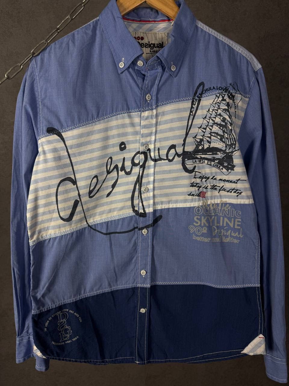 Desigual Desigual designer art shirt Size US M / EU 48-50 / 2 - 2 Thumbnail