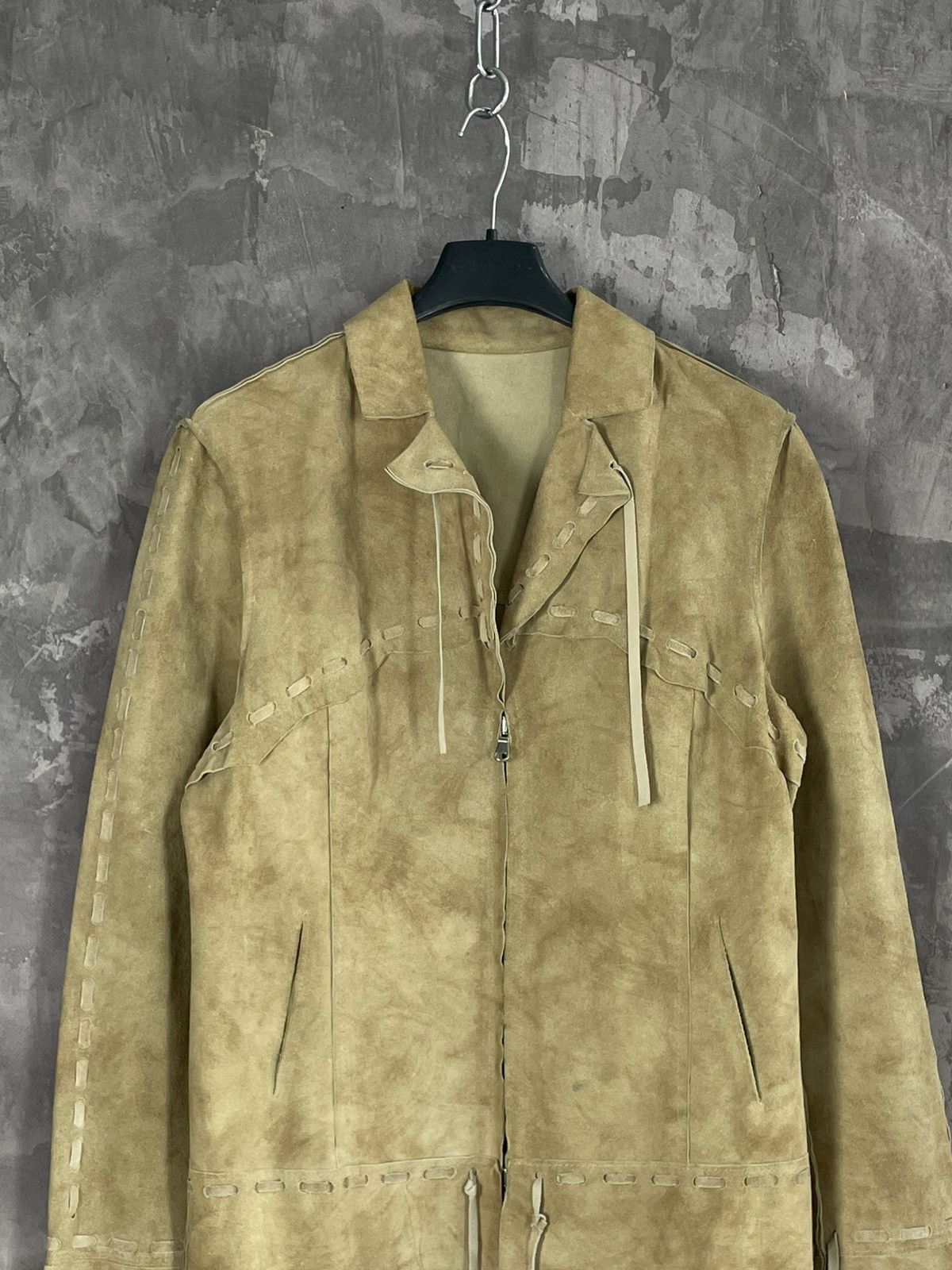 Other Vintage Japanese Brand Italian Luxury Cowboy Leather jacket Size M / US 6-8 / IT 42-44 - 2 Thumbnail