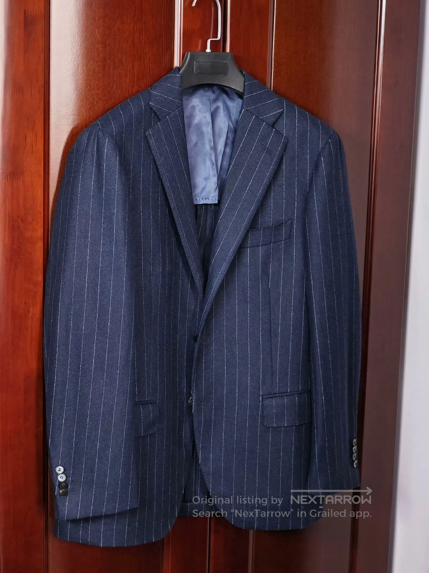 Ring Jacket Italian VBC Wool Blazer with Stripes. Size US M / EU 48-50 / 2 - 1 Thumbnail