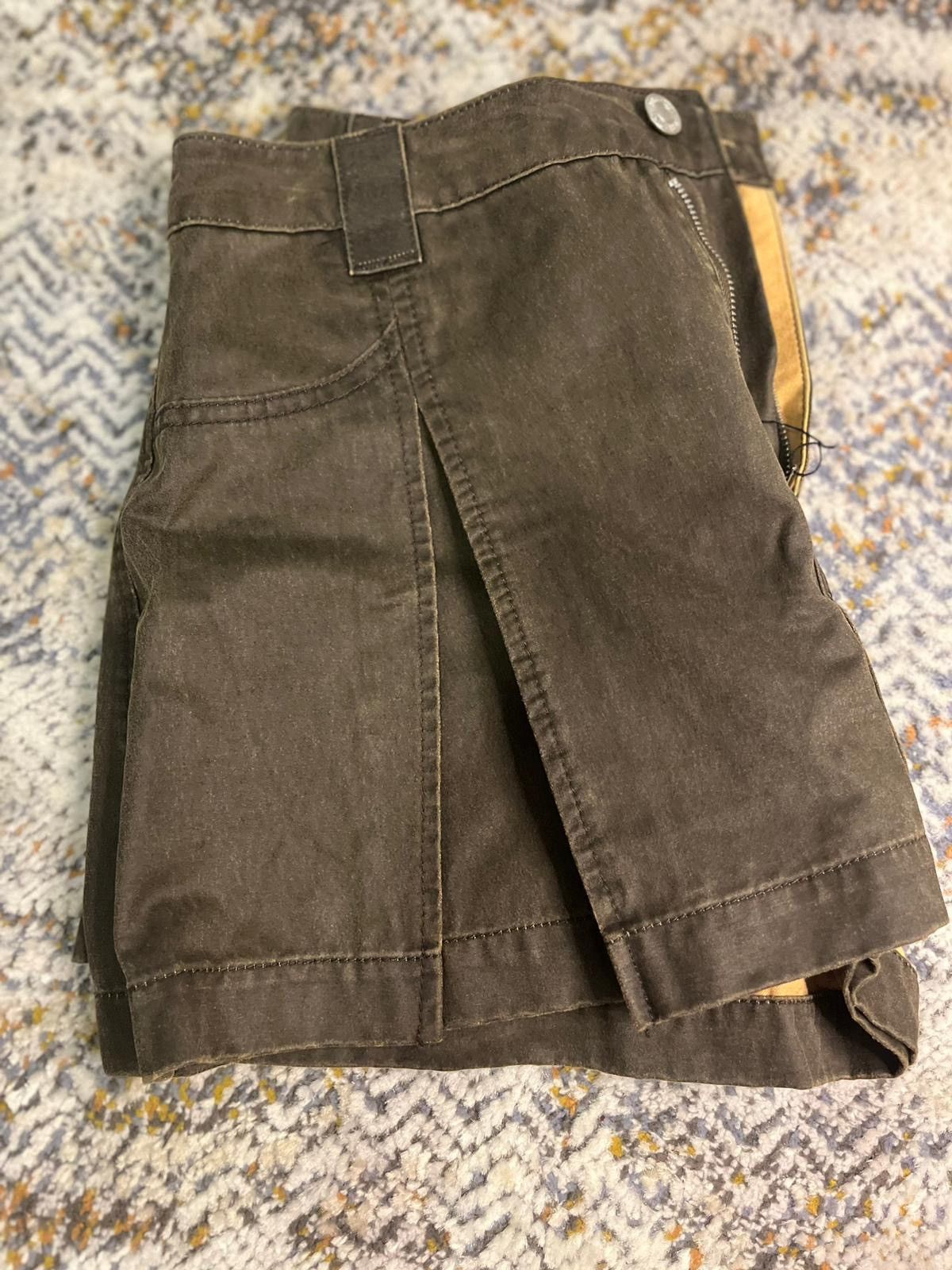 Zara Brown leather skort Size 30" / US 8 / IT 44 - 1 Thumbnail