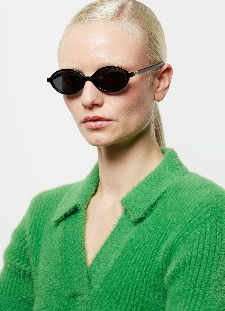 Miu Miu NEW Miu Miu MU04ZS 1AB5S0 REGARD Unisex Sunglasses Size ONE SIZE - 11 Thumbnail