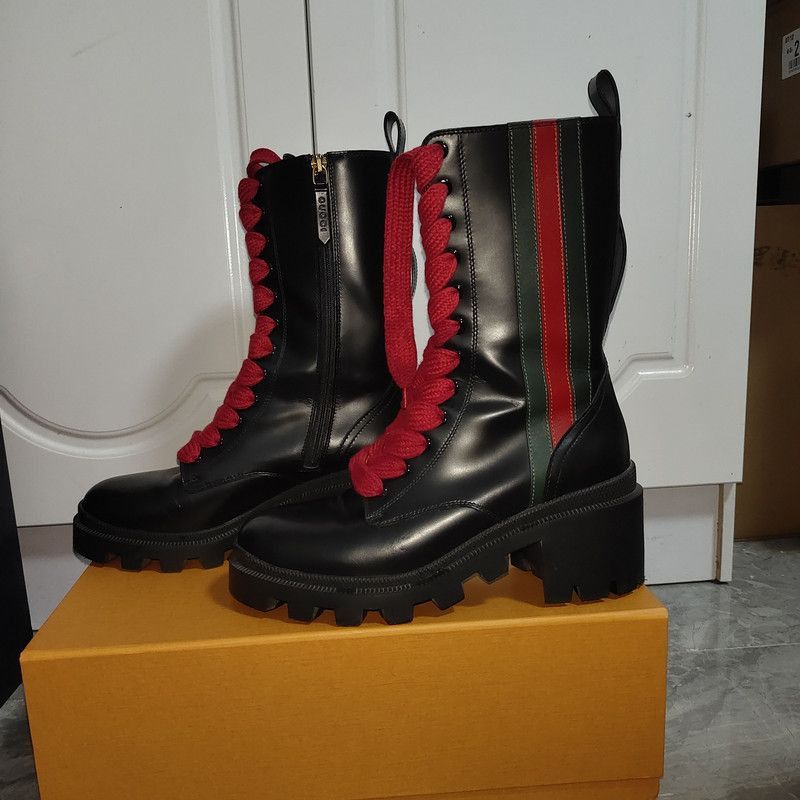 GUCCI ブーツ Gucci x North Face Canvas Leather Boots — CONSUMED