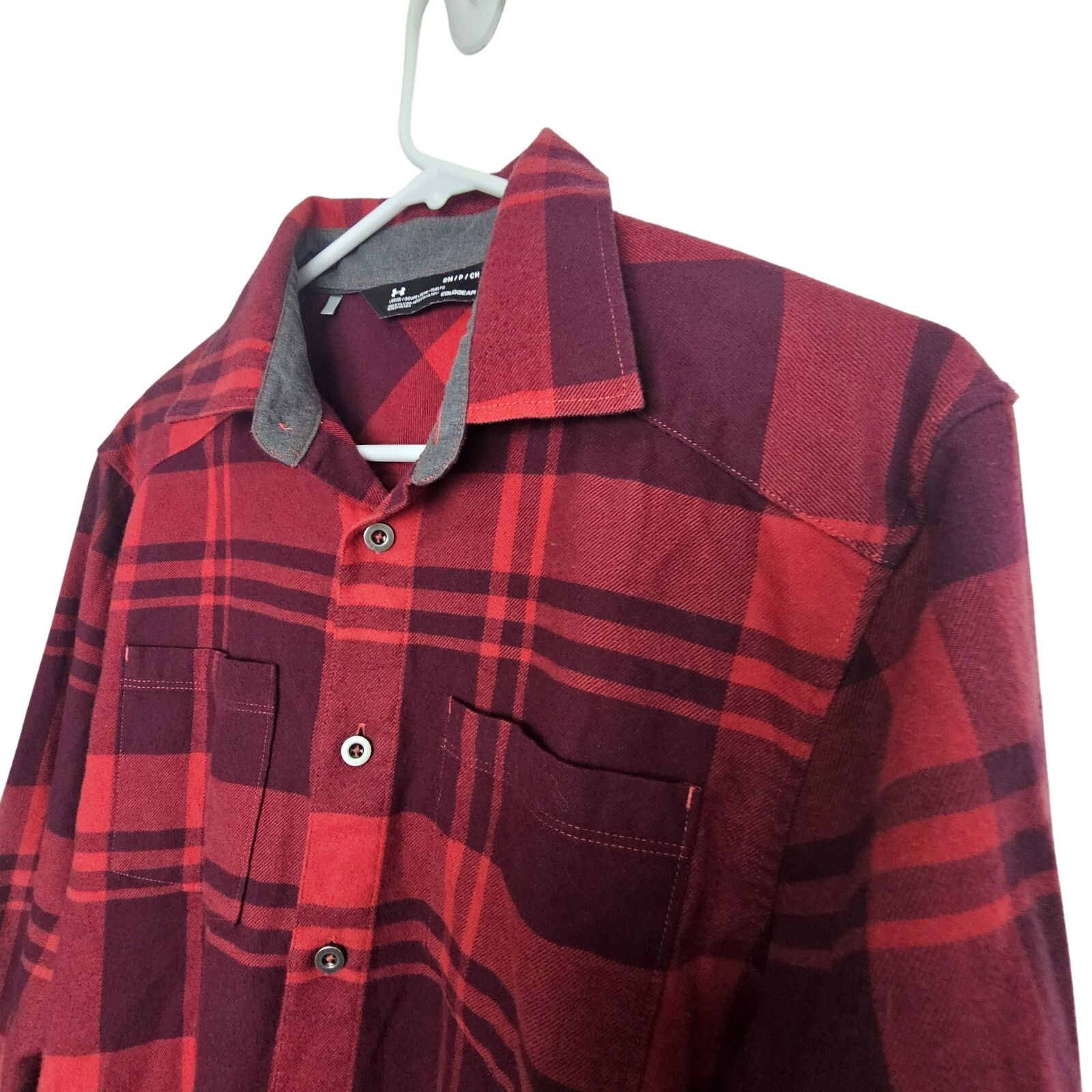 Under Armour Under Armour Mens Plaid Flannel Shirt Coldgear S Gorpcore Size US S / EU 44-46 / 1 - 5 Thumbnail
