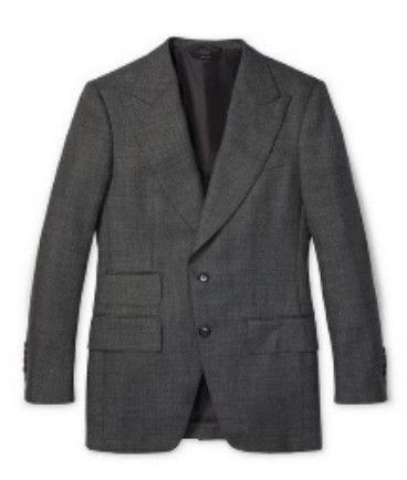 Tom Ford o1loc1c0724 15ML40 Single-breasted Blazer in Grey Size US M / EU 48-50 / 2 - 1 Preview