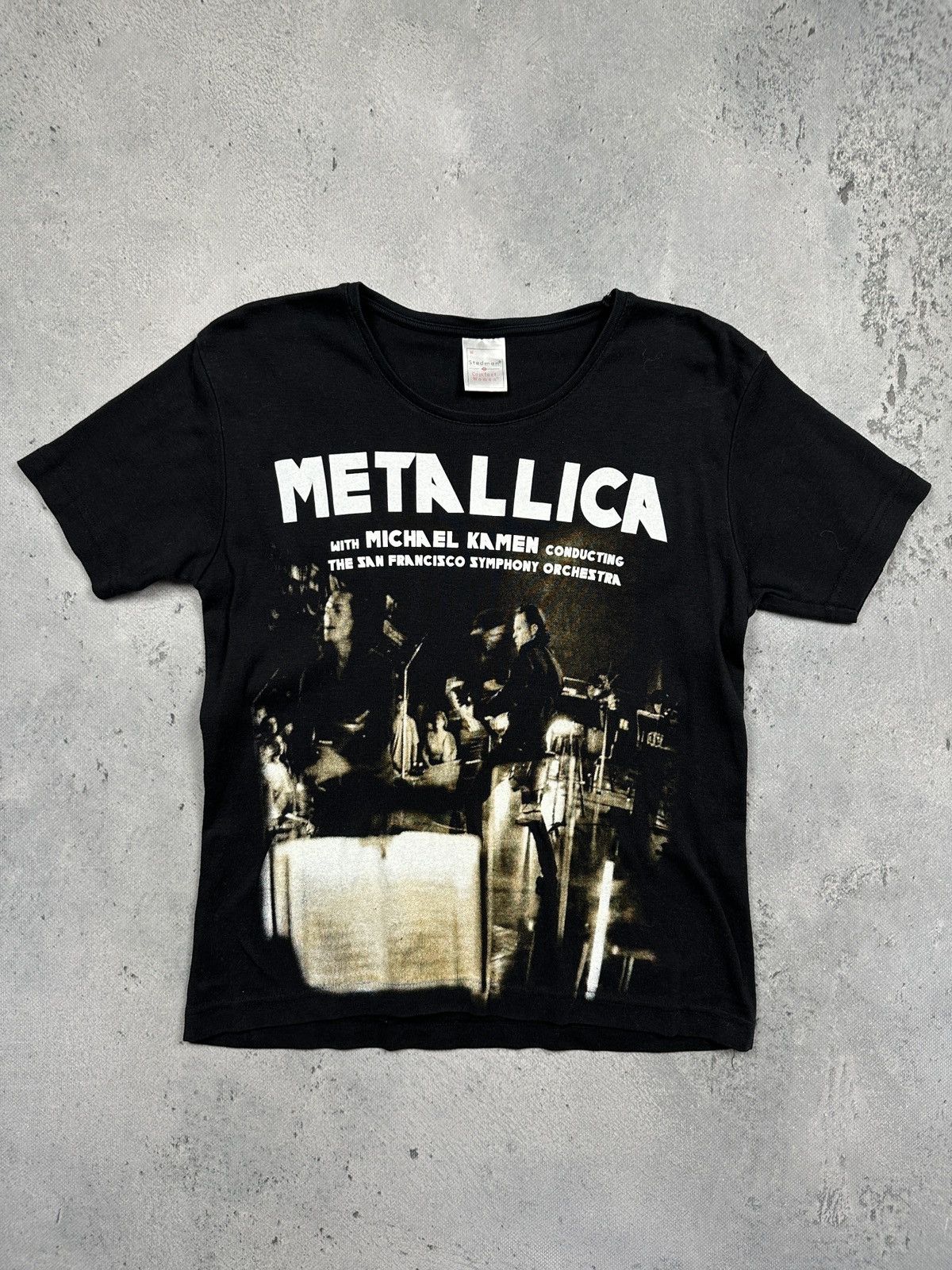 Metallica Vintage Metallica Tour Overprint With Michael Kamen Tee 90s Size M / US 6-8 / IT 42-44 - 1 Thumbnail