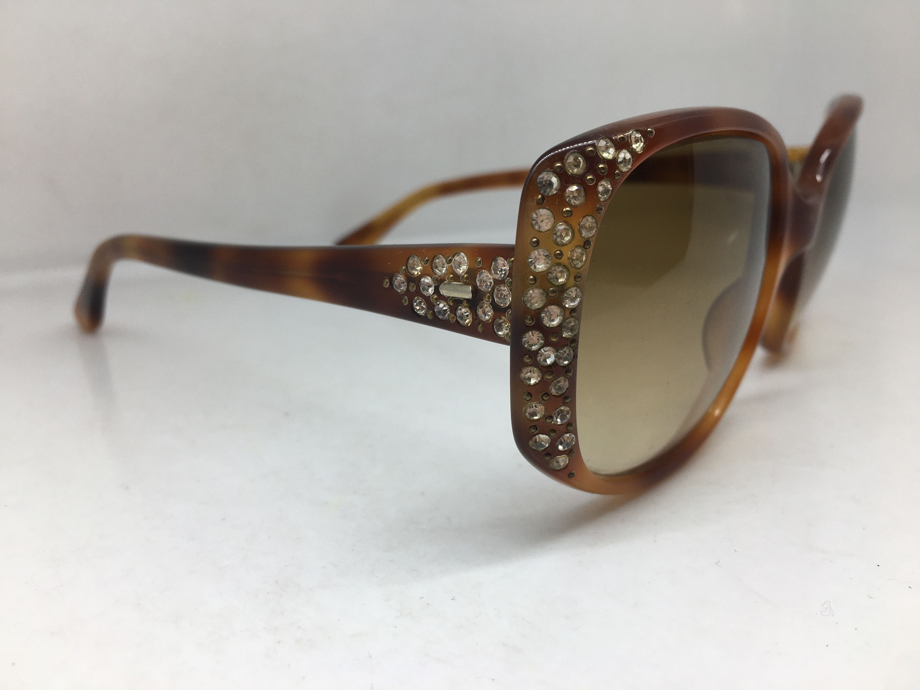 Vintage Vintage Tortoise Acetate Cateye Sunglasses Frame Size ONE SIZE - 2 Thumbnail