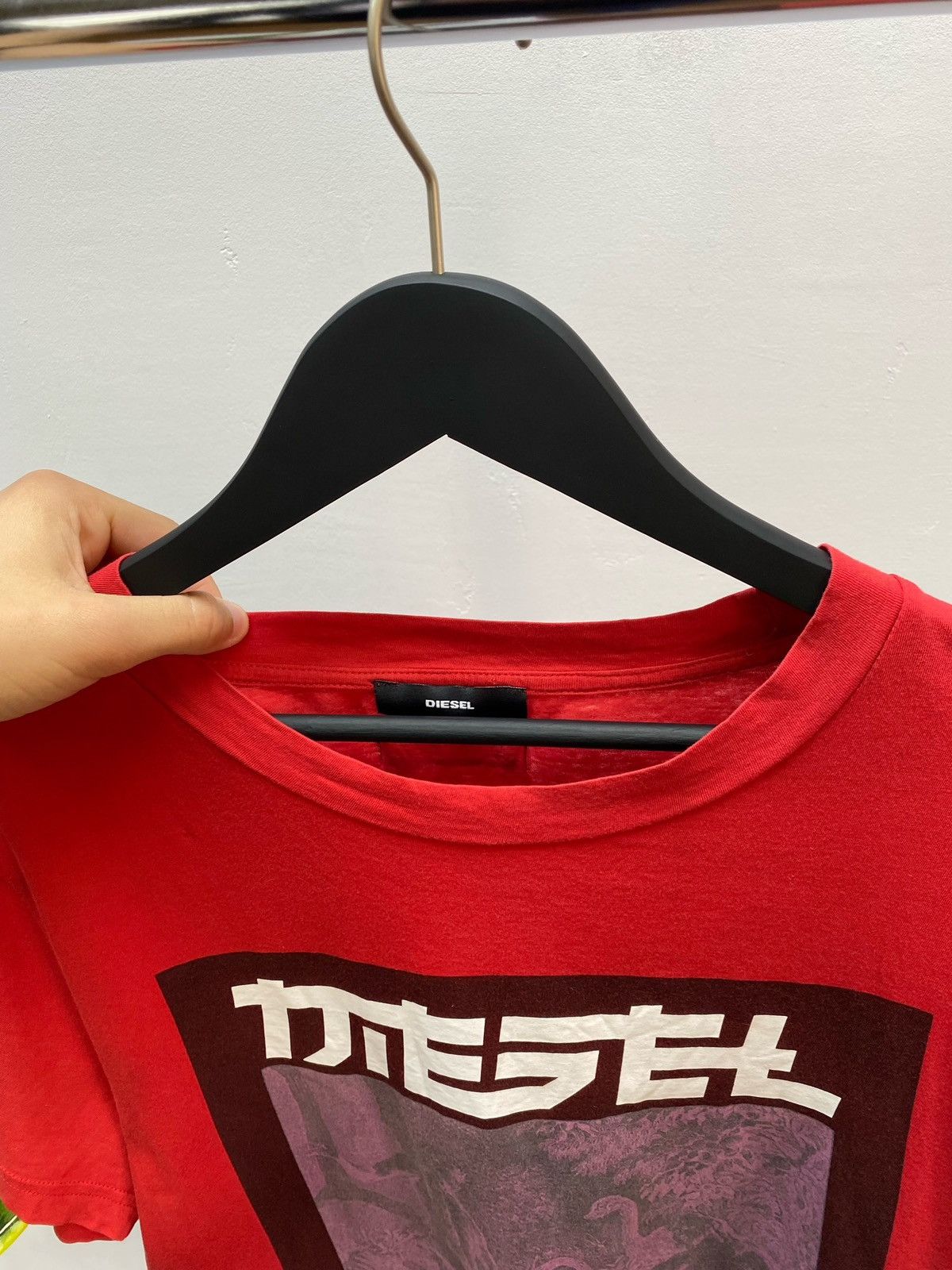 Diesel × Vintage Y2K Diesel Adam and Eve T Shirt Size US XS / EU 42 / 0 - 13 Thumbnail