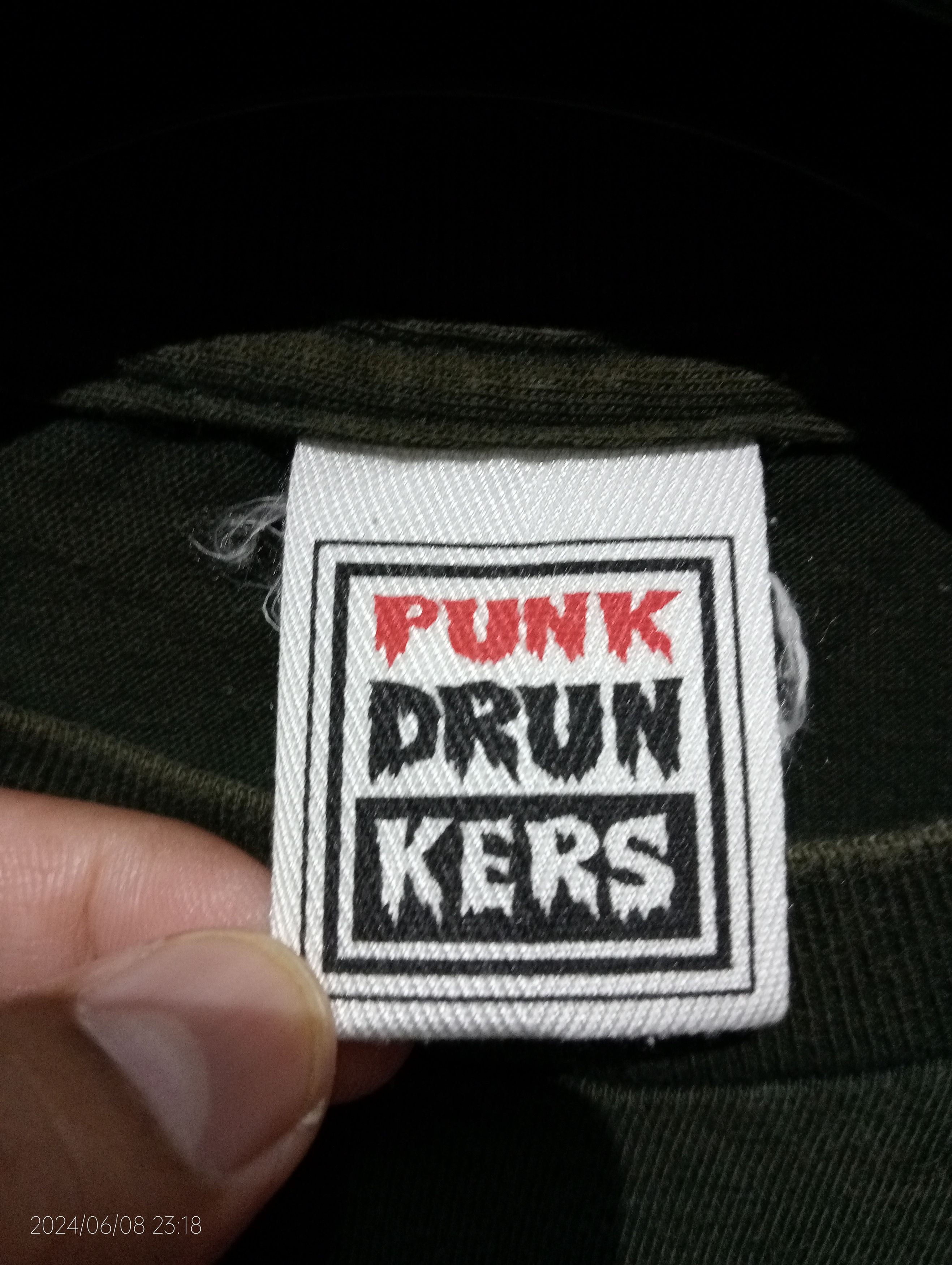 Band Tees Vintage Punk Drunkers Tee Very Rare Size US M / EU 48-50 / 2 - 4 Thumbnail