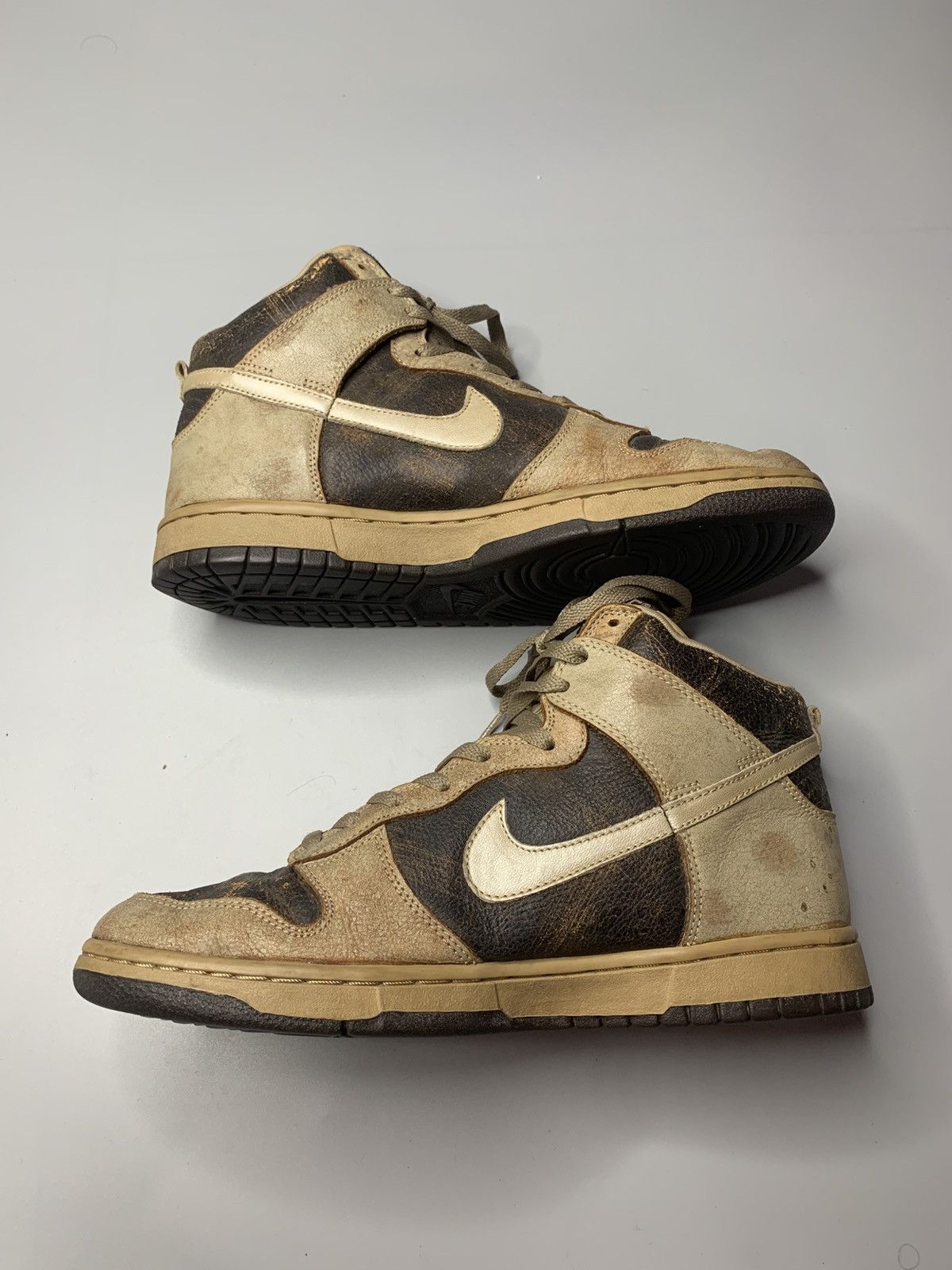 Nike Nike Dunk High "Grunge Dirty Pack" 2003 Size US 9.5 / EU 42-43 - 5 Thumbnail