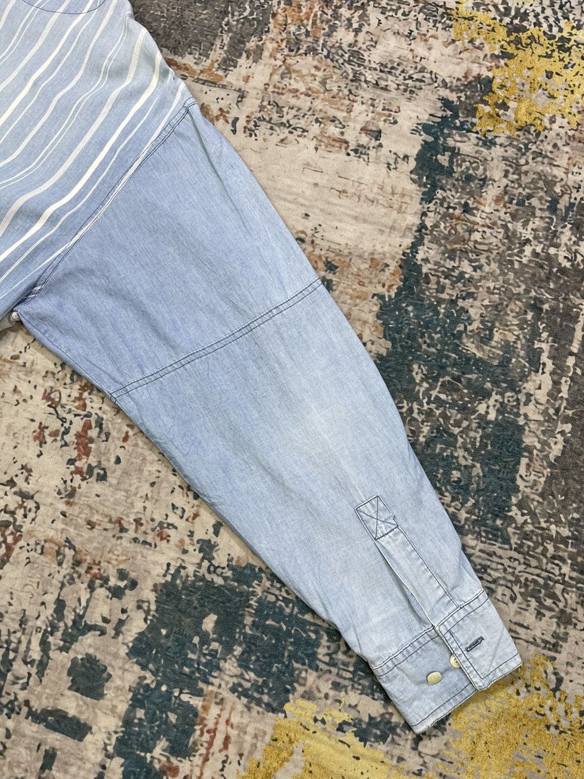 Nigel Cabourn Vintage Nigel Cabourn Button Down Western Patch Shirt Size US M / EU 48-50 / 2 - 6 Thumbnail
