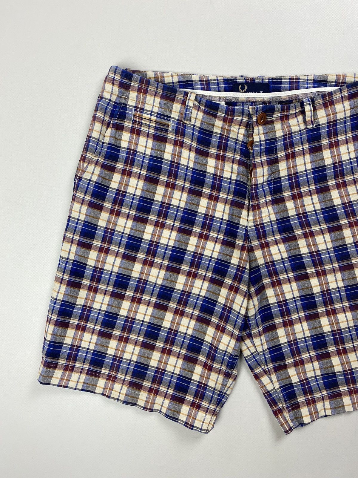 Fred Perry Fred Perry men’s checked chino shorts size 32" Size US 32 / EU 48 - 2 Thumbnail