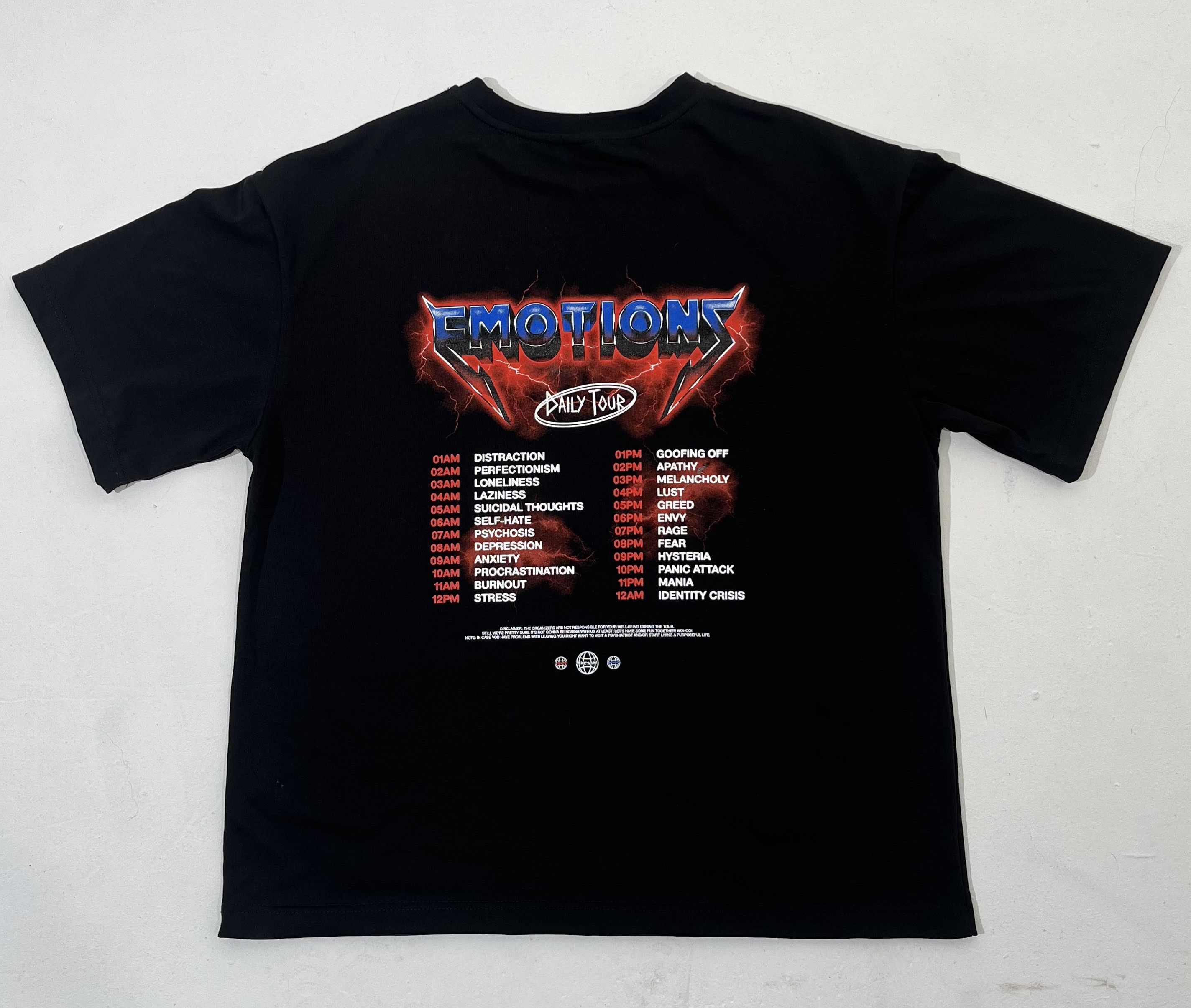 Other Line Nine "EMOTIONS DAILY TOUR" tee Size US L / EU 52-54 / 3 - 2 Thumbnail