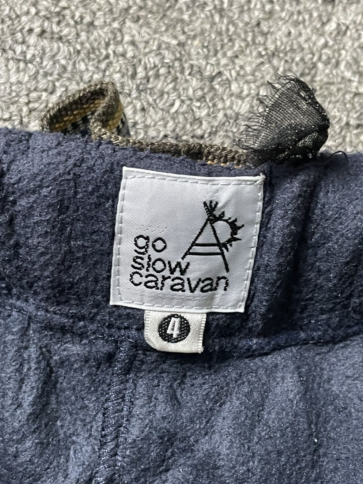 Japanese Brand × Vintage × go slow caravan GO SLOW CARAVAN Brand Fleece Pants (134) Size US 30 / EU 46 - 9 Thumbnail