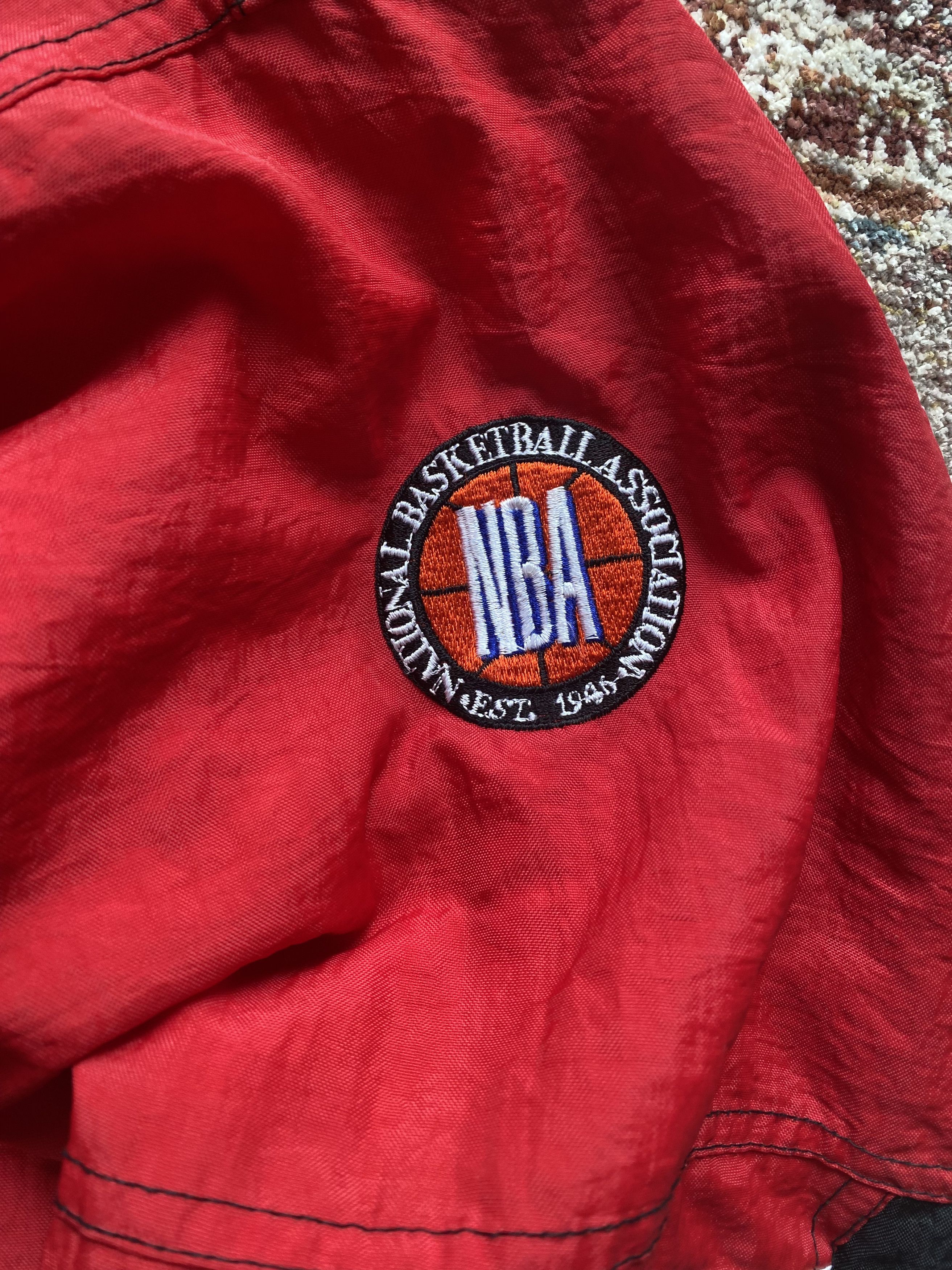 Starter 90's Vintage Starter Bulls 1/4 zip insulated pullover Size US XL / EU 56 / 4 - 4 Thumbnail
