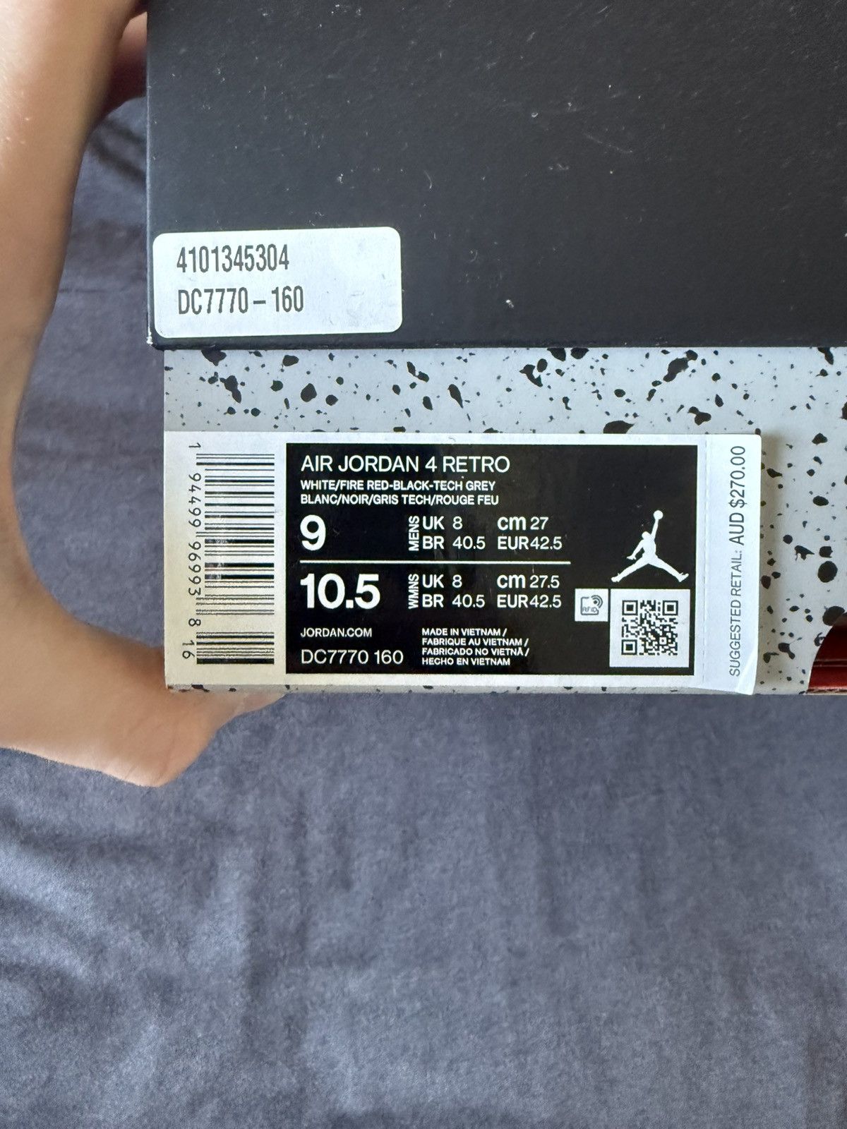 Jordan Brand × Nike Air Jordan 4 Fire Red Size US 9 / EU 42 - 7 Thumbnail