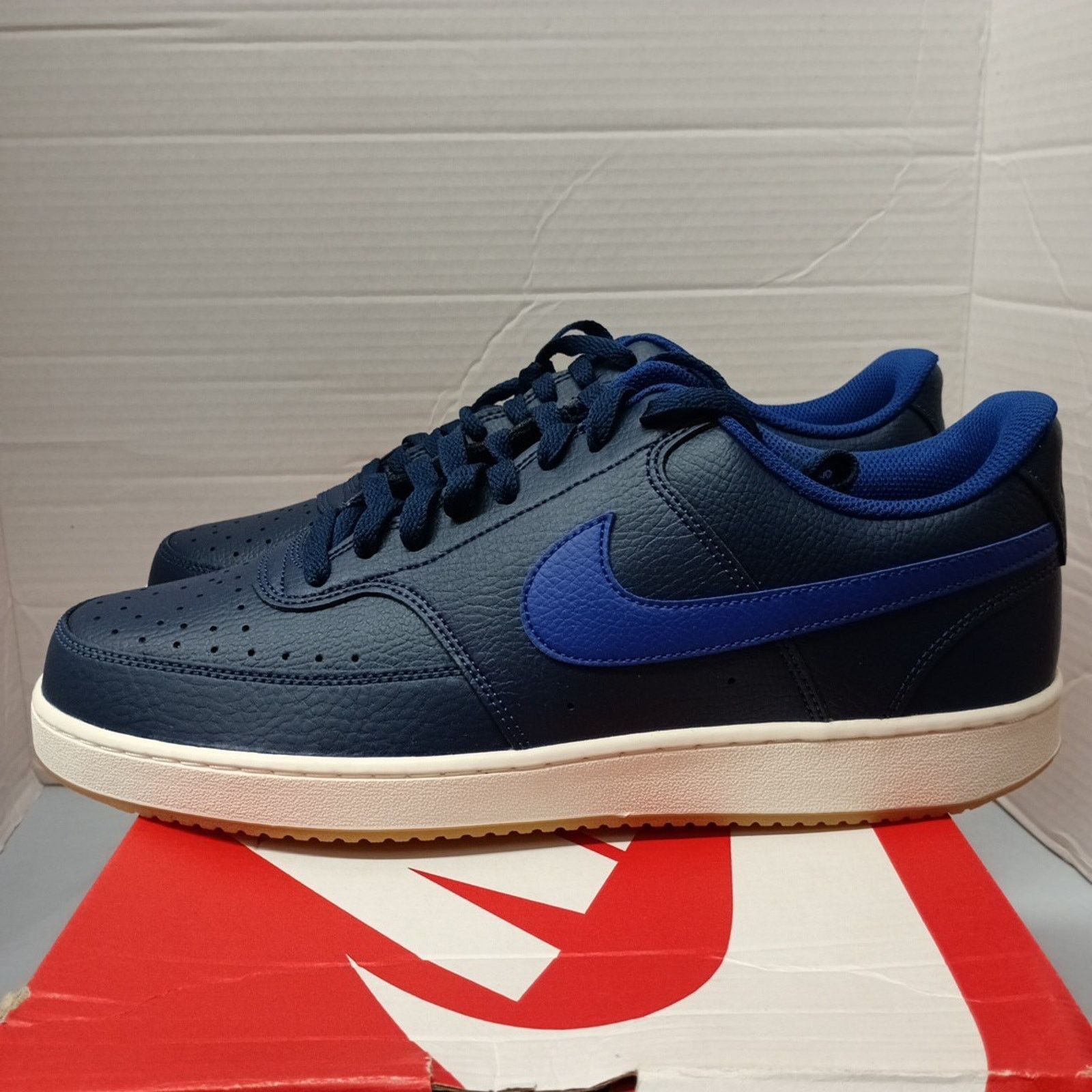 Nike Nike Court Vision Low Shoes Navy Men's Size 13 Royal Blue Size US 13 / EU 46 - 3 Thumbnail