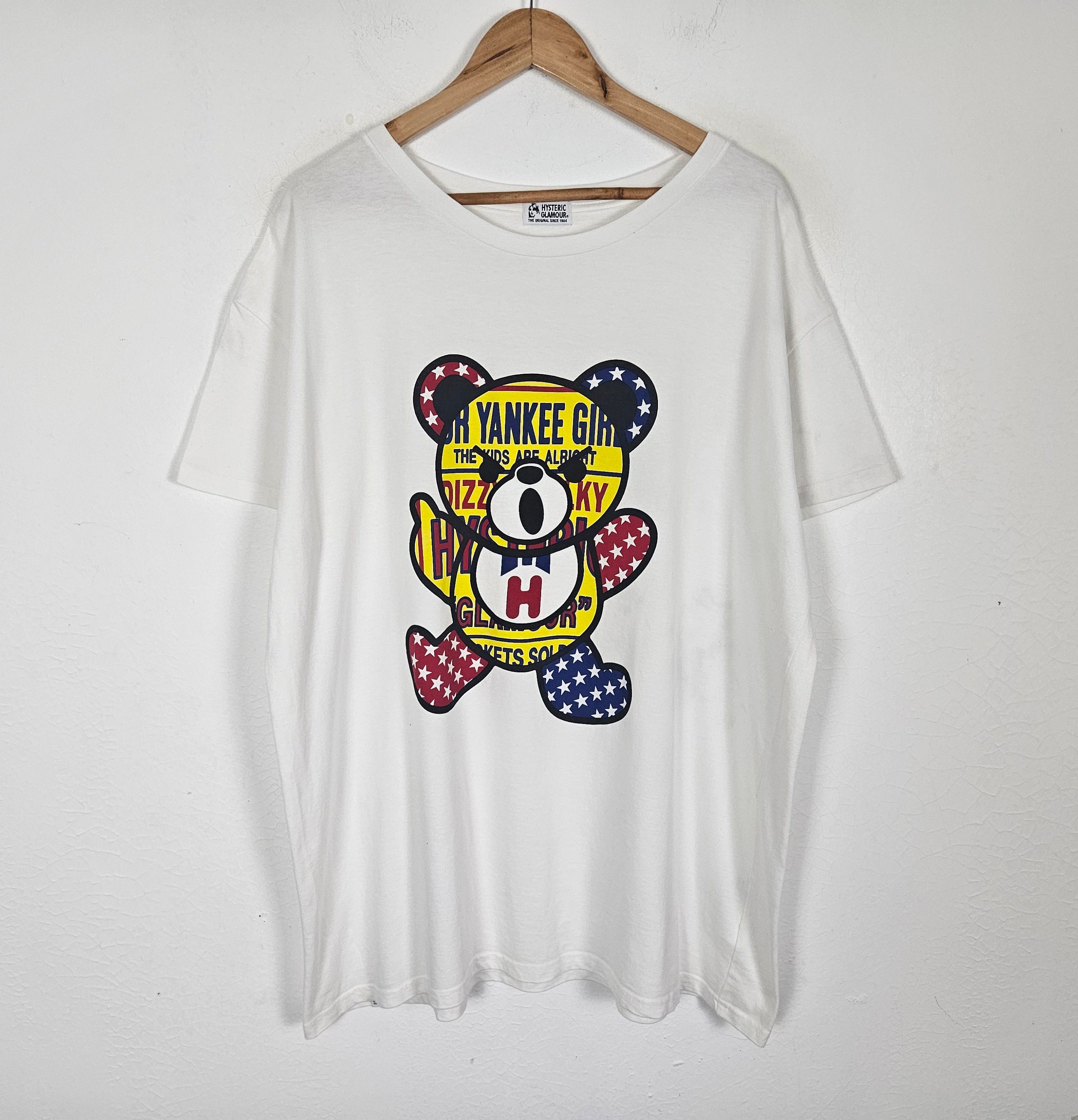 Hysteric Glamour Hysteric Glamour Yankee Girl bear tee Shirt Size XXL / US 16-18 / IT 52-54 - 2 Thumbnail