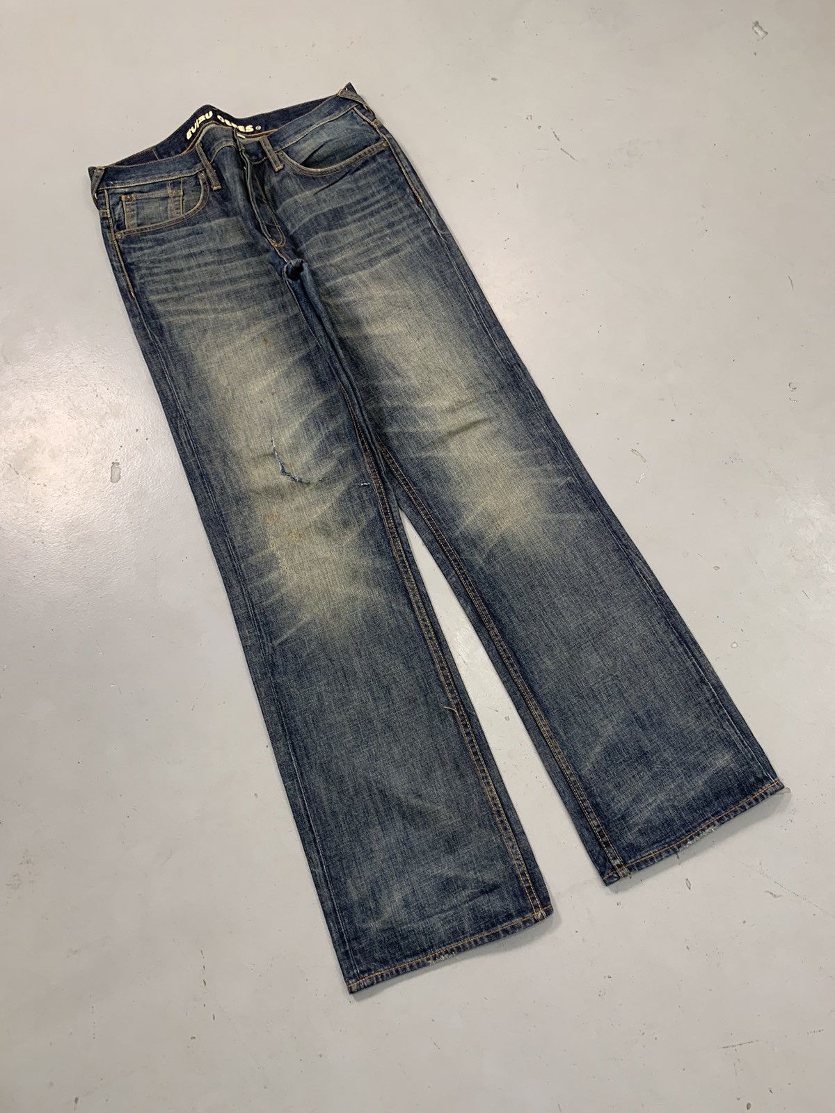 Vintage Vintage Evisu inspired loose fit denim Size US 36 / EU 52 - 2 Thumbnail