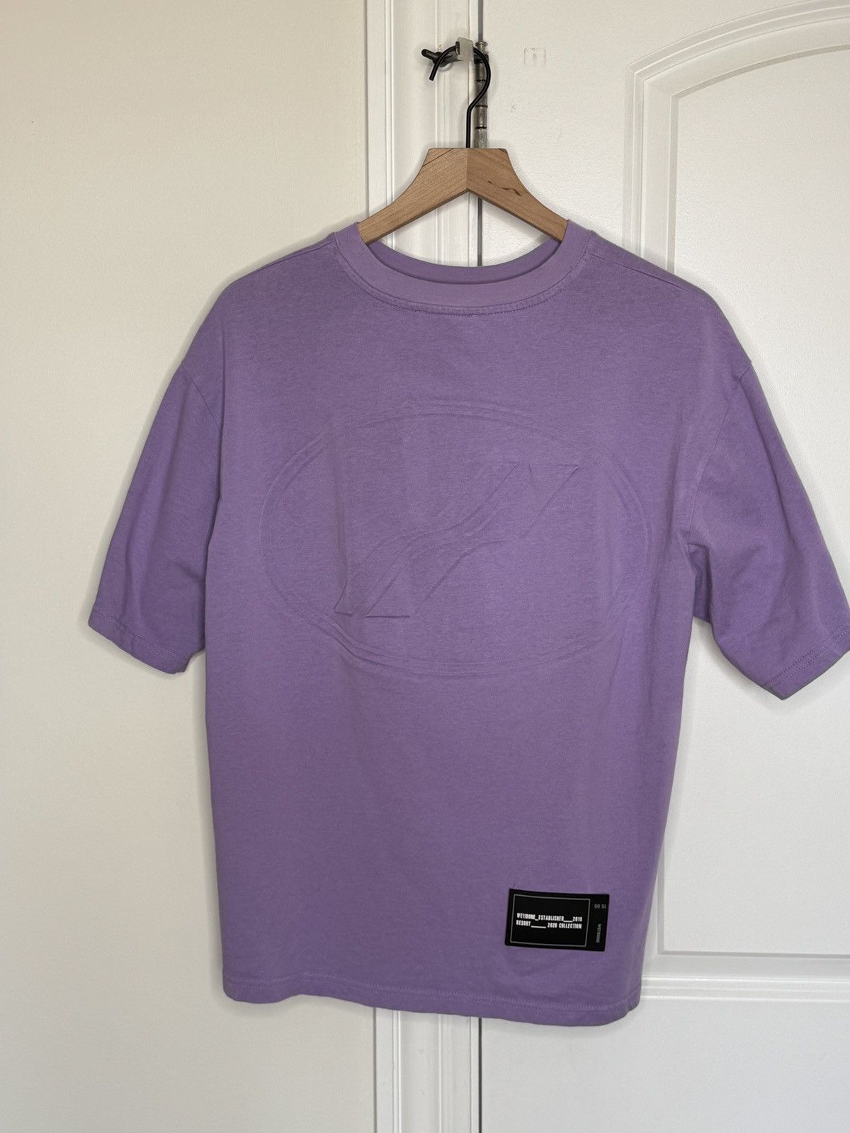 WE11DONE Lavender Polar Bear Reflective Heart Tee Size US XS / EU 42 / 0 - 2 Thumbnail