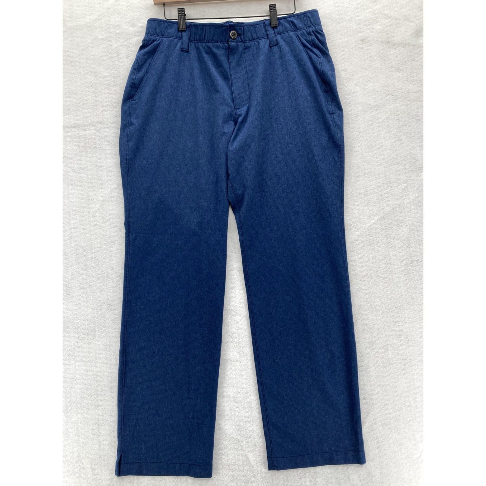 Under Armour Under Armour Golf Pants Mens 34x30 Blue Loose Fit Performance Lightweight Travel Pants Size US 34 / EU 50 - 2 Thumbnail