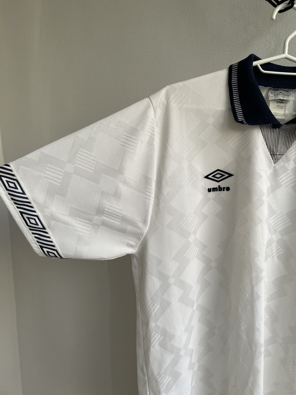 Vintage England 1990 1991 1992 Football Shirt Soccer Jersey Umbro Size US L / EU 52-54 / 3 - 3 Thumbnail