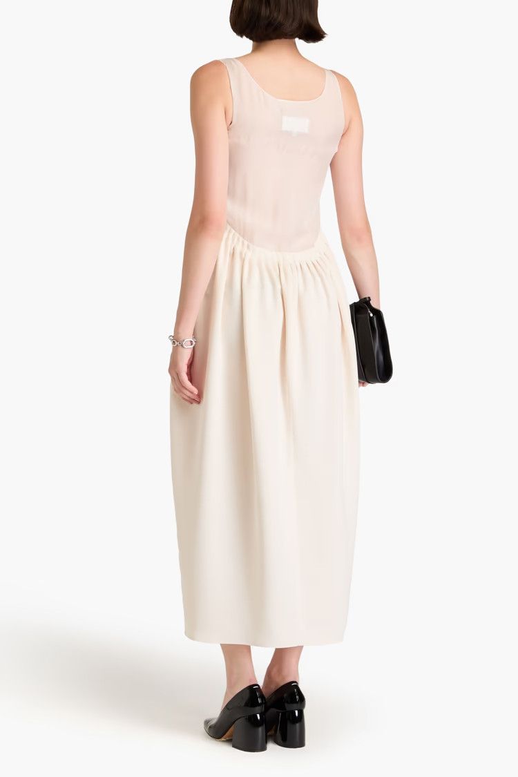 Maison Margiela o1y0625 Maxi Dress in Light Beige Size S / US 4 / IT 40 - 3 Thumbnail