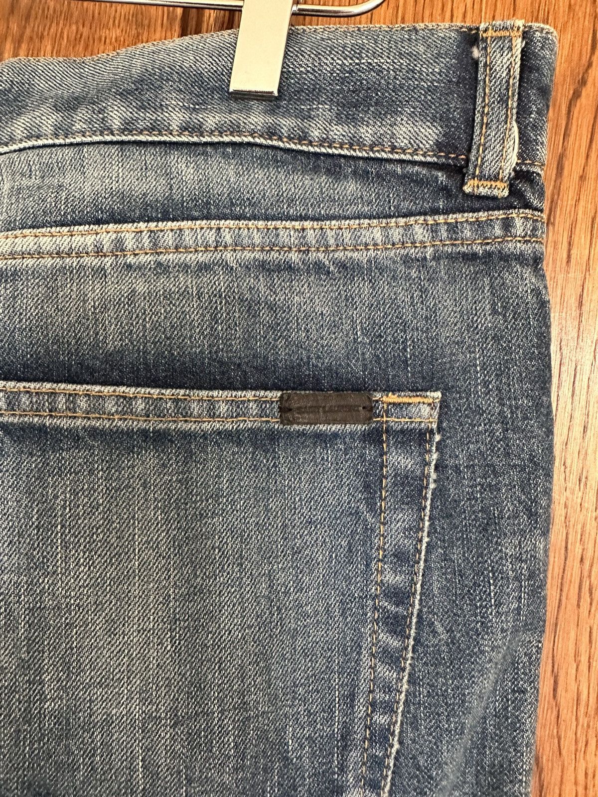 Saint Laurent Paris SS21 $890 Saint Laurent selvedge blue denim jeans 32 Size US 32 / EU 48 - 20 Thumbnail