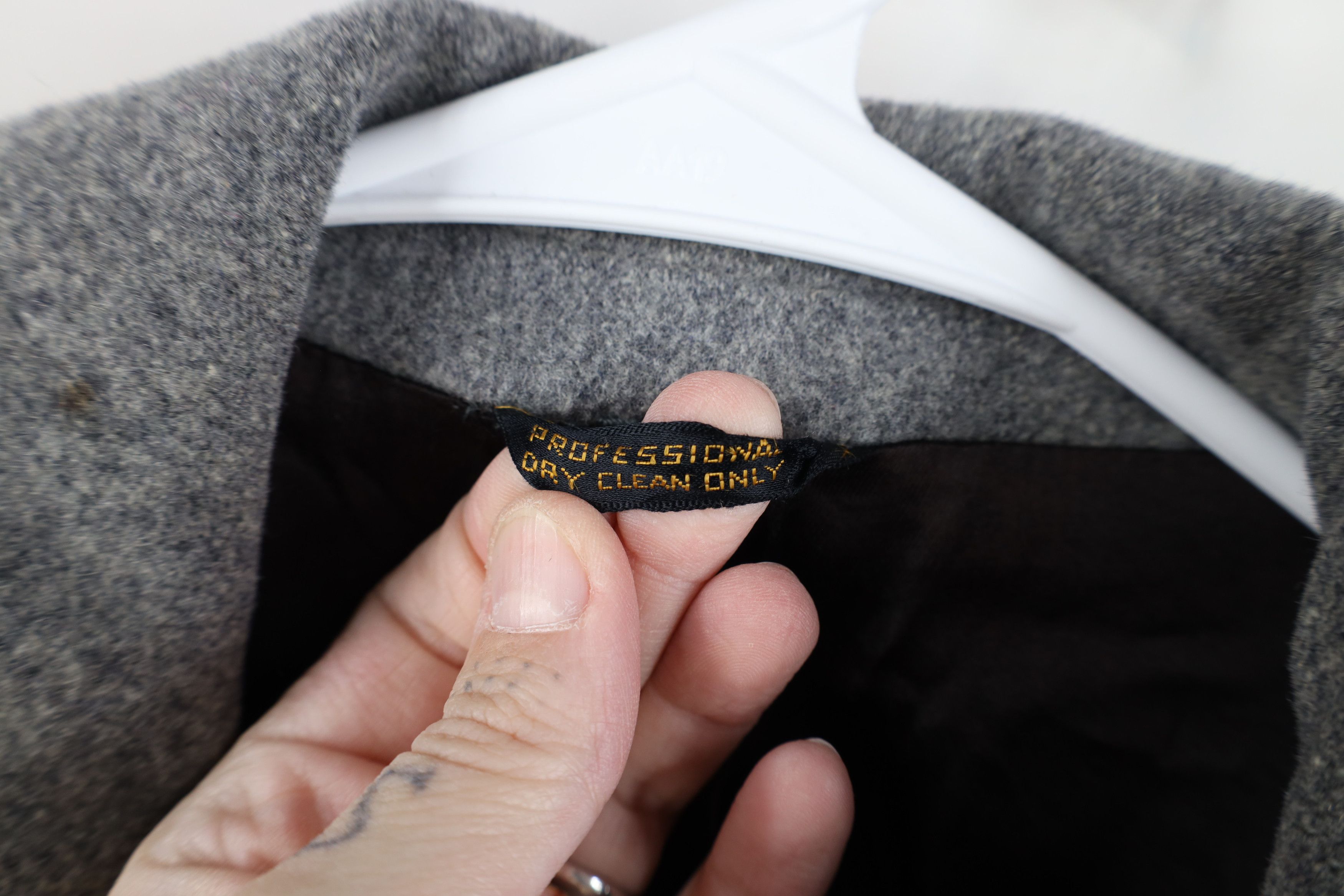 Vintage Vintage 50s 60s Rockabilly Breasted Trench Coat Jacket Size US L / EU 52-54 / 3 - 9 Thumbnail