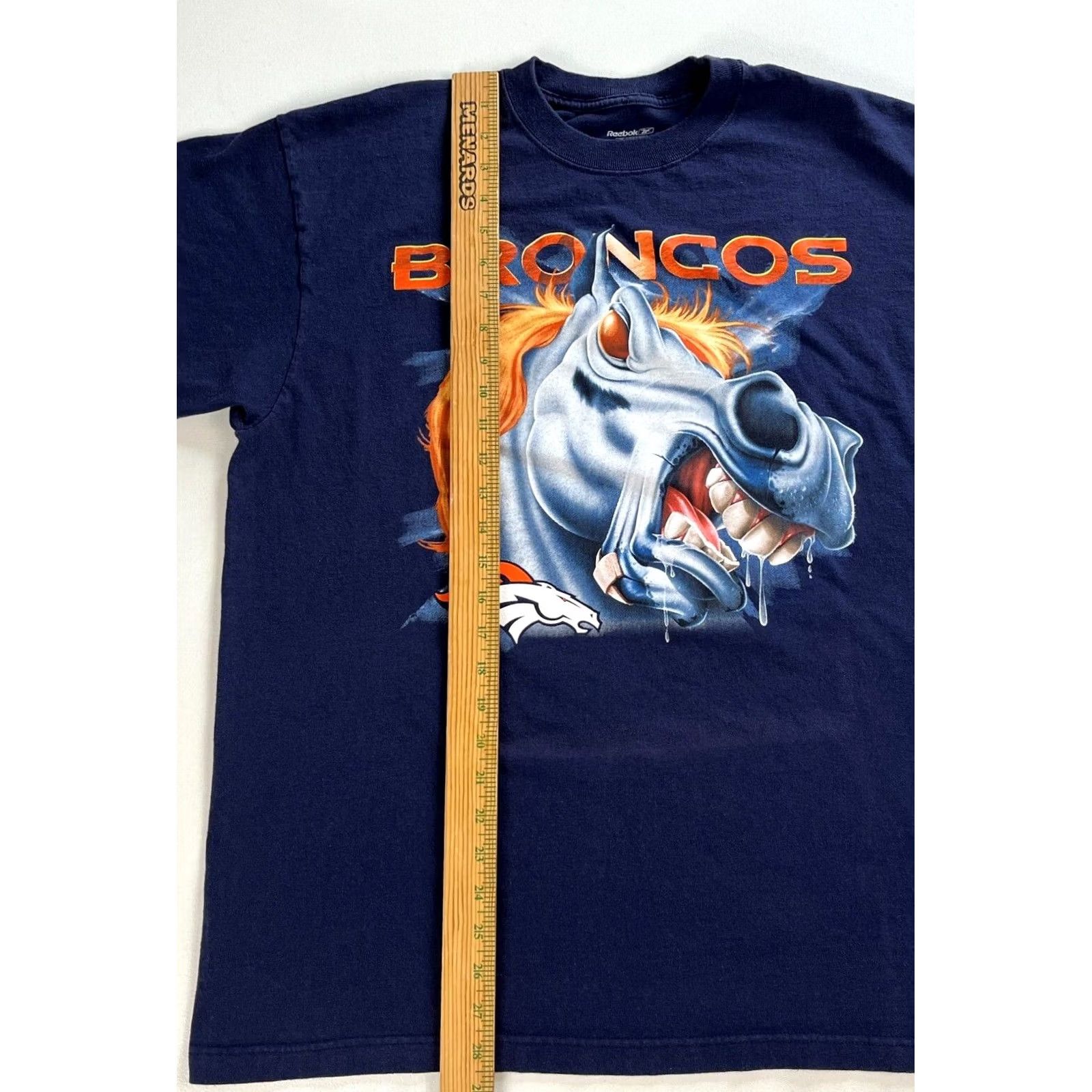 Reebok Vintage Reebok NFL Denver Broncos Graphic T-Shirt Sz L Navy Size US L / EU 52-54 / 3 - 6 Thumbnail