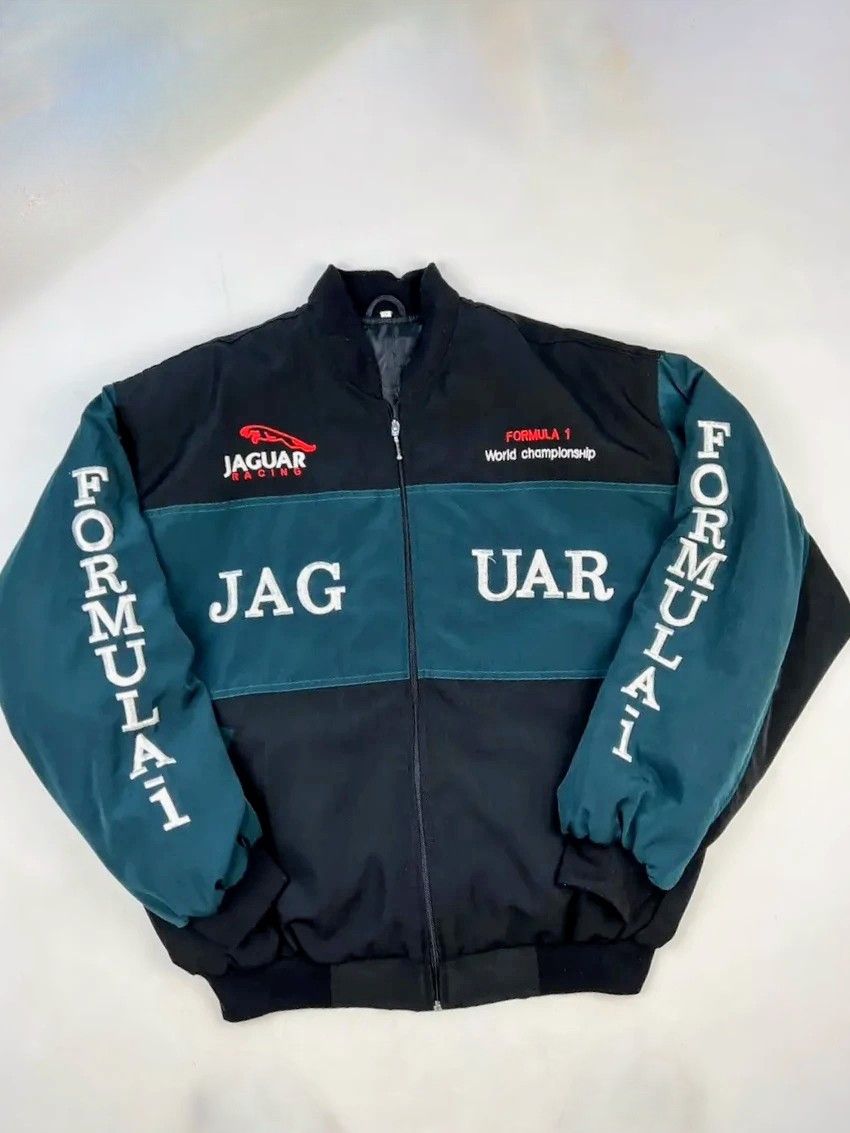 💥 Jaguar 💥 Formula-1 Christian Klien Racing Bomber Jacket