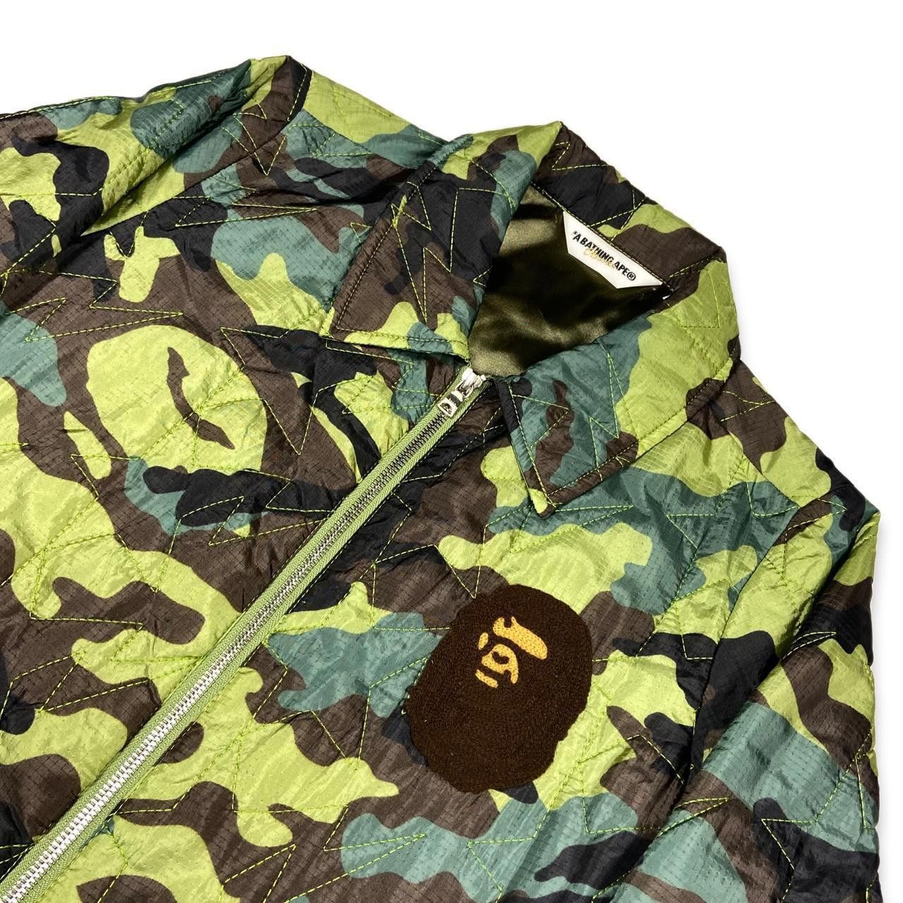 Bape Bapesta Nylon Camo Quilted Jacket Size US S / EU 44-46 / 1 - 4 Thumbnail