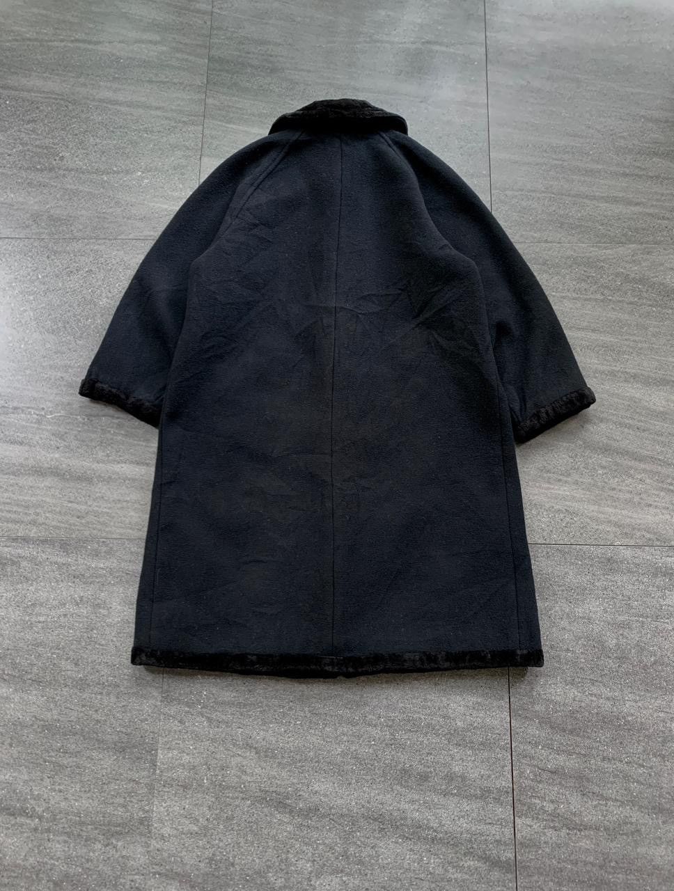 Comme des Garcons FREE TAX! 1991 Heavy Wool Fur Collared Coat Jacket Size US M / EU 48-50 / 2 - 5 Thumbnail