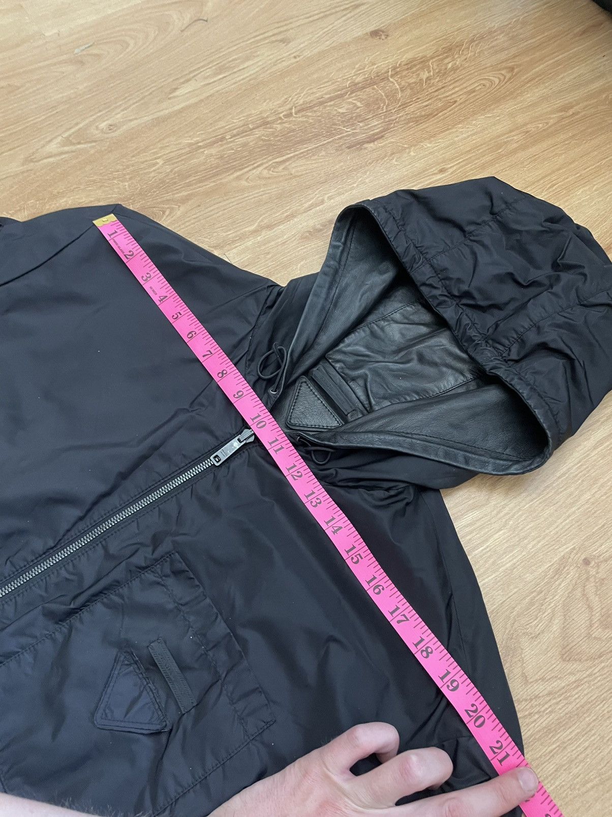 Prada Prada reversible leather/ nylon jacket Size US L / EU 52-54 / 3 - 11 Thumbnail