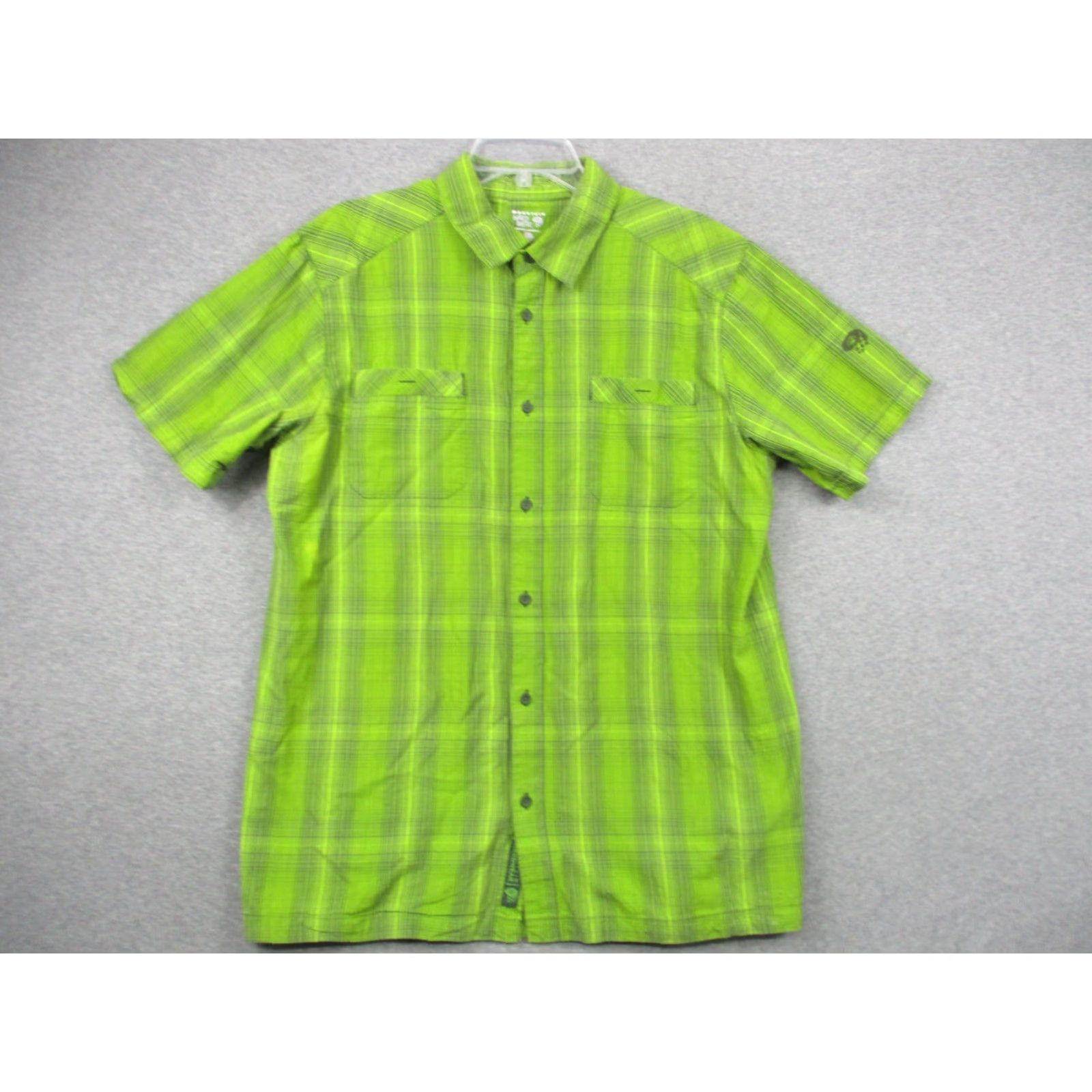 Mountain Hardwear Mountain Hardwear Shirt Large Men's Vented Button Up Fishing Green Plaid Size US L / EU 52-54 / 3 - 2 Thumbnail