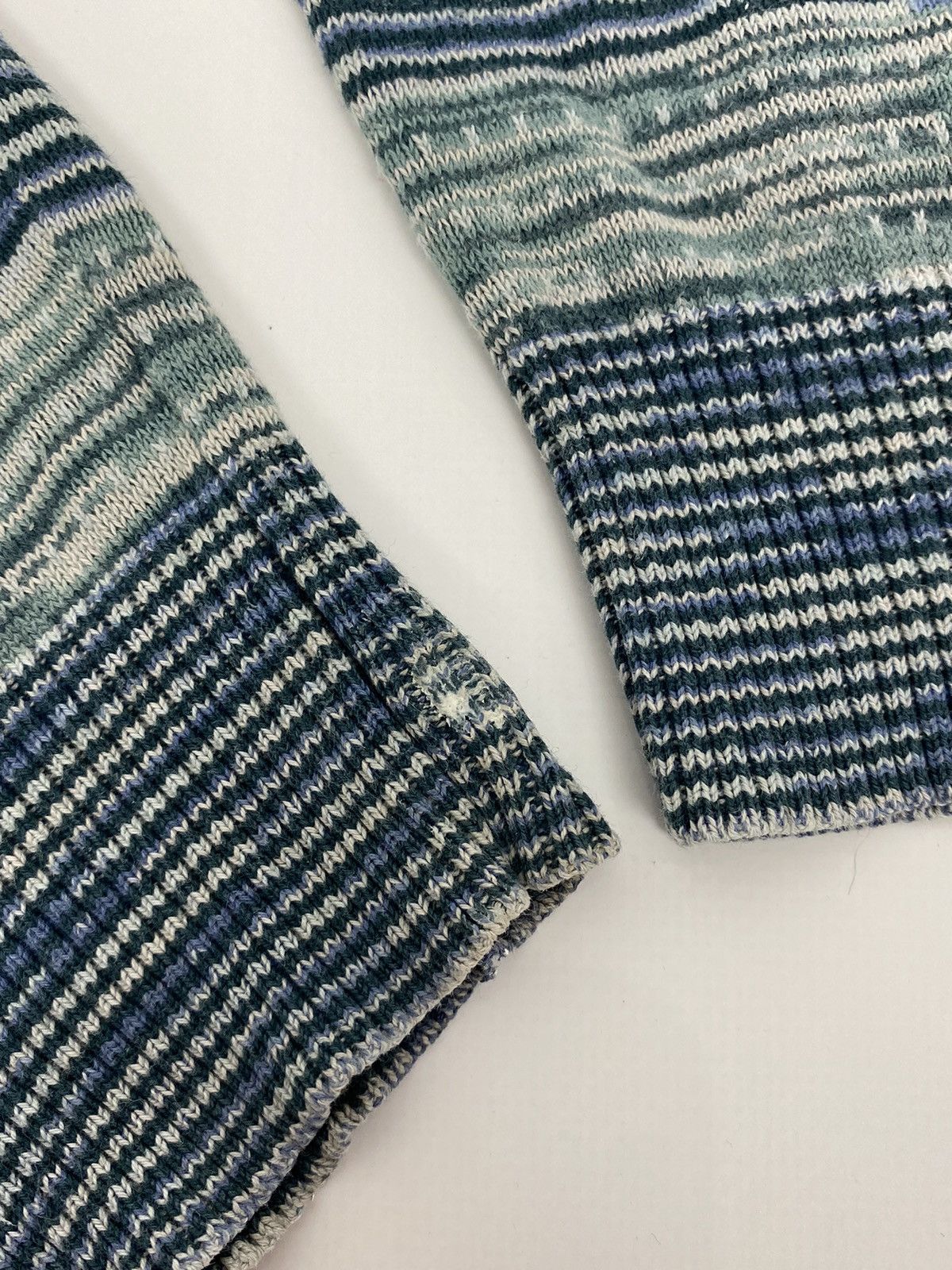 YMC YMC Abstract Stripped Cotton Sweater Size US M / EU 48-50 / 2 - 7 Thumbnail