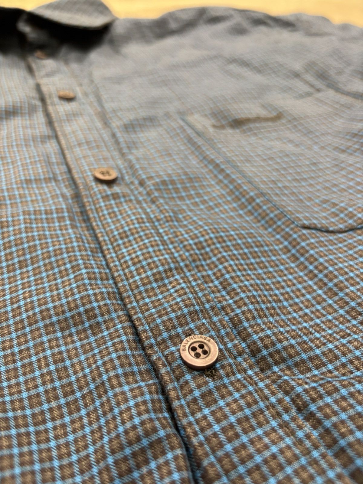 Balenciaga Balenciaga Padded Flannel Shirt Size US M / EU 48-50 / 2 - 7 Thumbnail