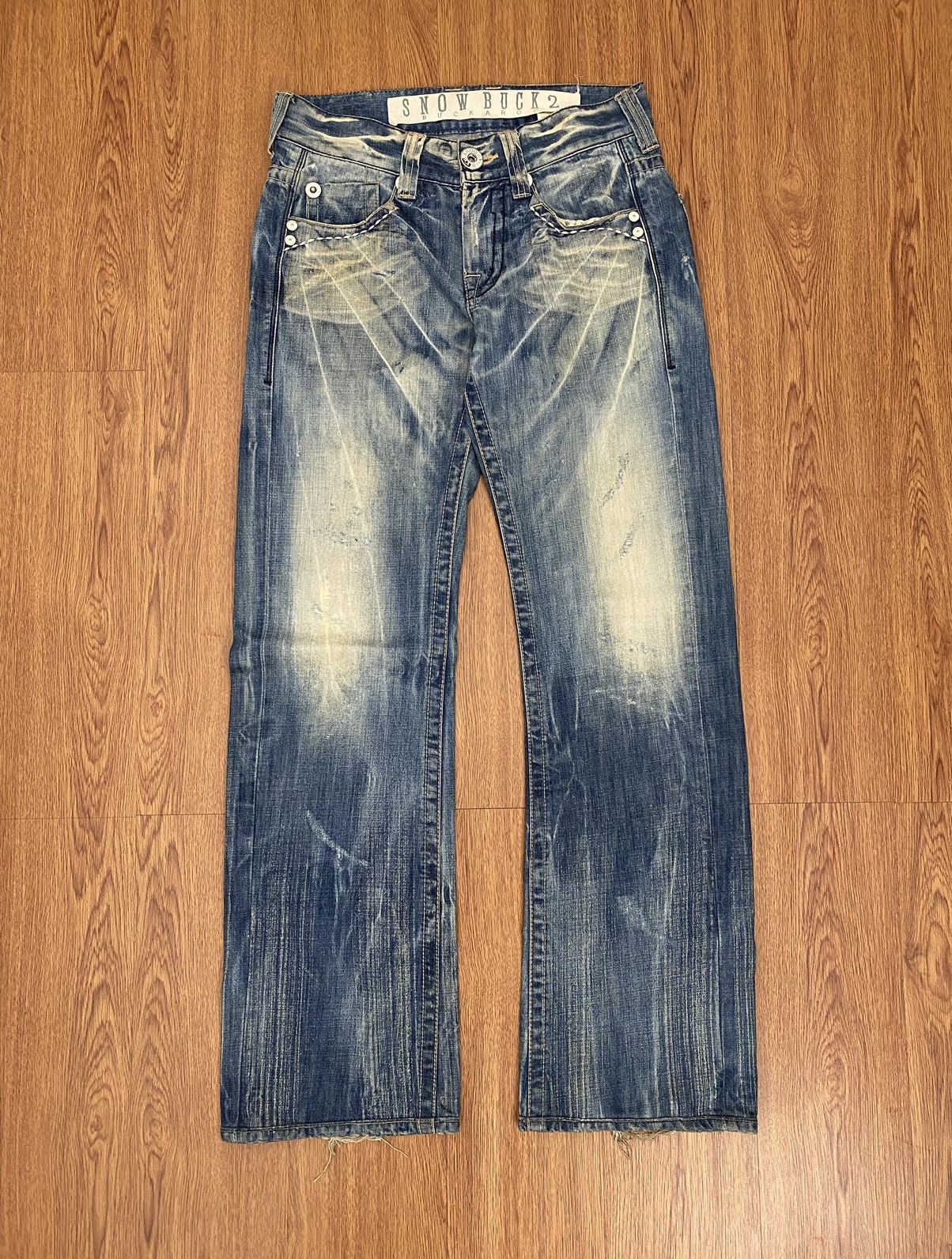 If Six Was Nine × Japanese Brand × Le Grande Bleu (L.G.B.) Buckaroo snow buck jeans Size US 32 / EU 48 - 2 Thumbnail