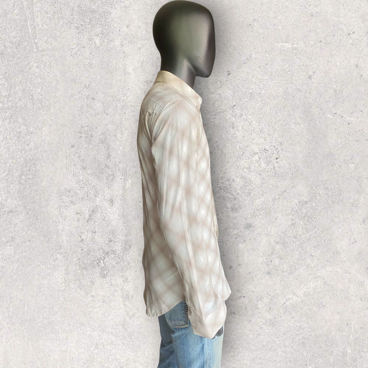 Dior Fall05 Eagle Embroidered Plaid Shirt Hedi Slimane Size US S / EU 44-46 / 1 - 3 Thumbnail