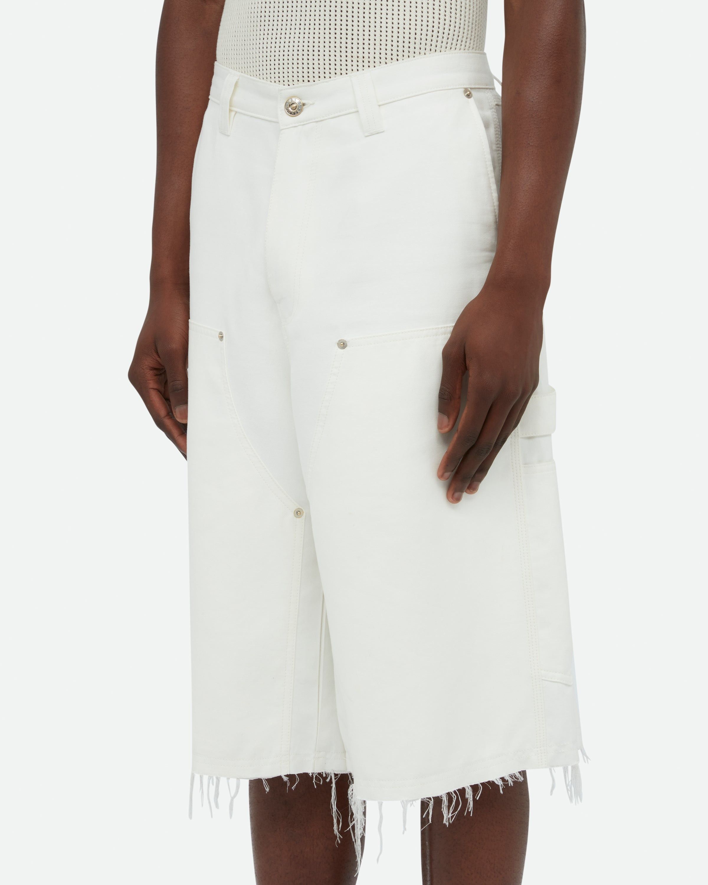 Wales Bonner o1mle0825 Kingston Shorts in White Size US 34 / EU 50 - 3 Thumbnail