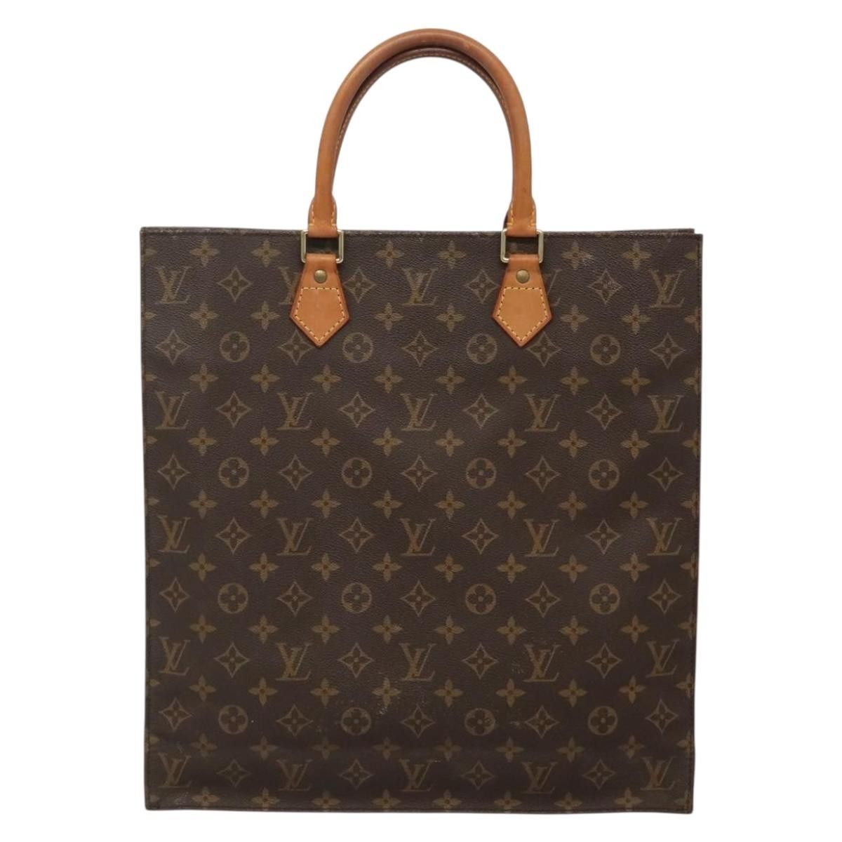 Louis Vuitton LOUIS VUITTON Monogram Sac Plat Hand Bag M51140 Size ONE SIZE - 13 Thumbnail