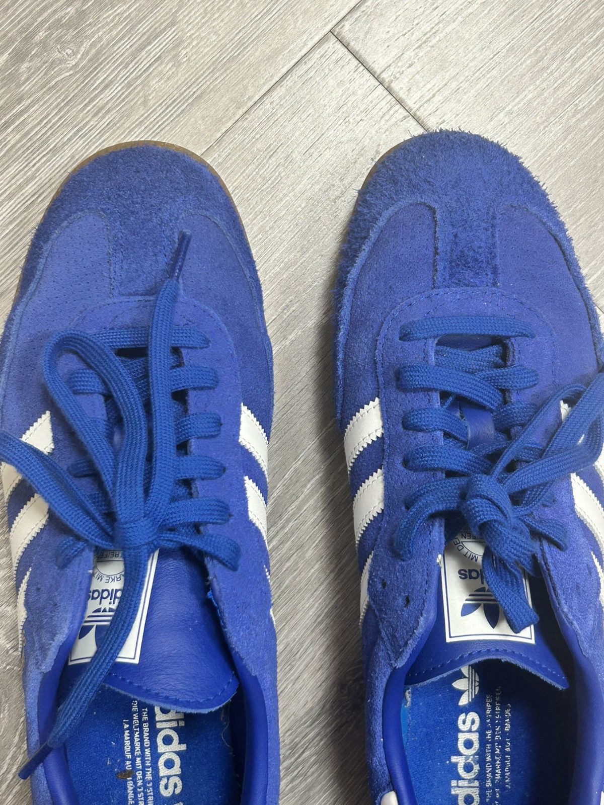 Adidas Adidas Samba Gum Blue Size US 10.5 / EU 43-44 - 4 Thumbnail