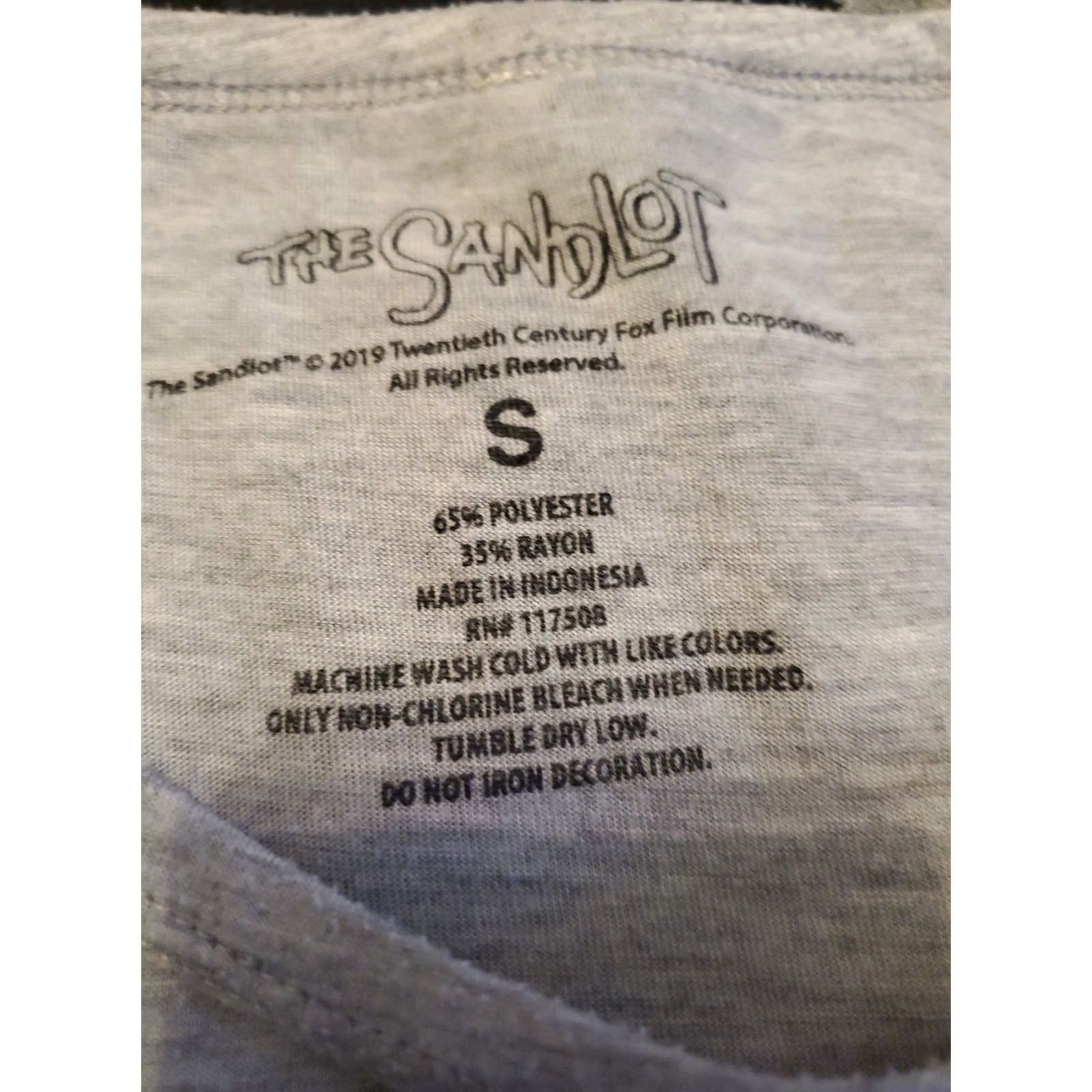 Vintage The Sandlot You're Killing Me Smalls T-Shirt Small Gray Short Sleeve Women's Size S / US 4 / IT 40 - 2 Thumbnail