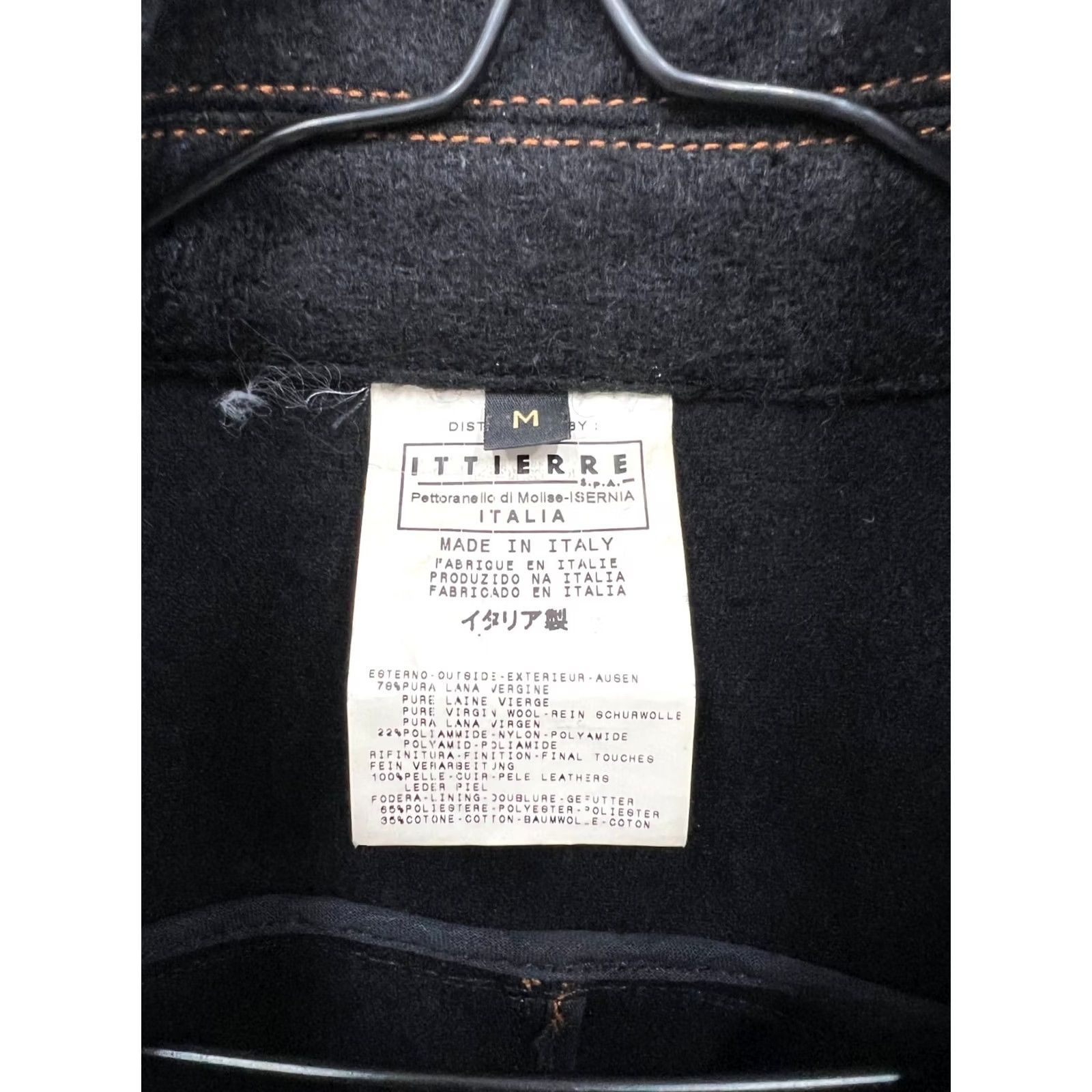 Roberto Cavalli Roberto Cavalli Just Cavalli Wool Biker Jacket Leather Details Women's Size M Black "Jacket" Men/Women? Size M / US 6-8 / IT 42-44 - 7 Thumbnail